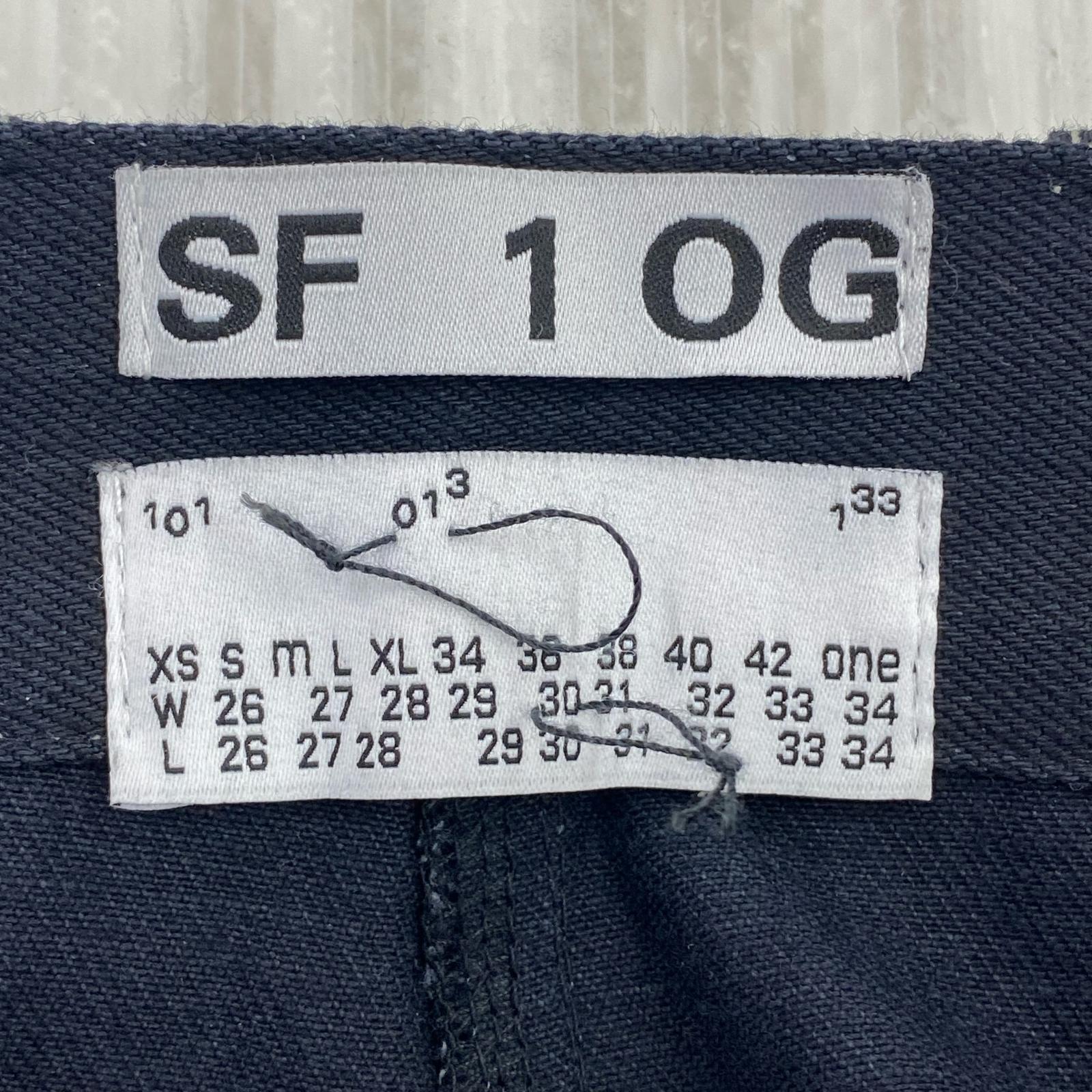 デニムパンツ SF 1 OG ペイントブラックワイドデニム ブラック