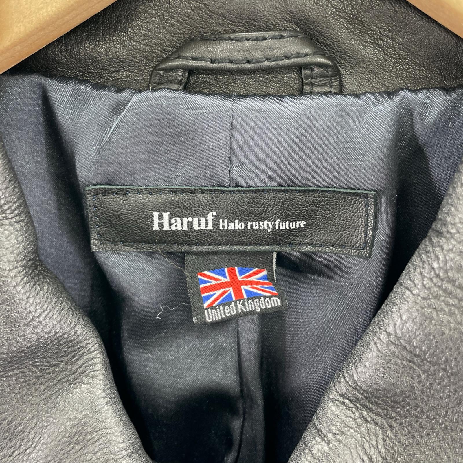 レザージャケット haruf レザージャケット L ブラック