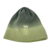 ニットキャップ OLD crown gradation beanie グリーン
