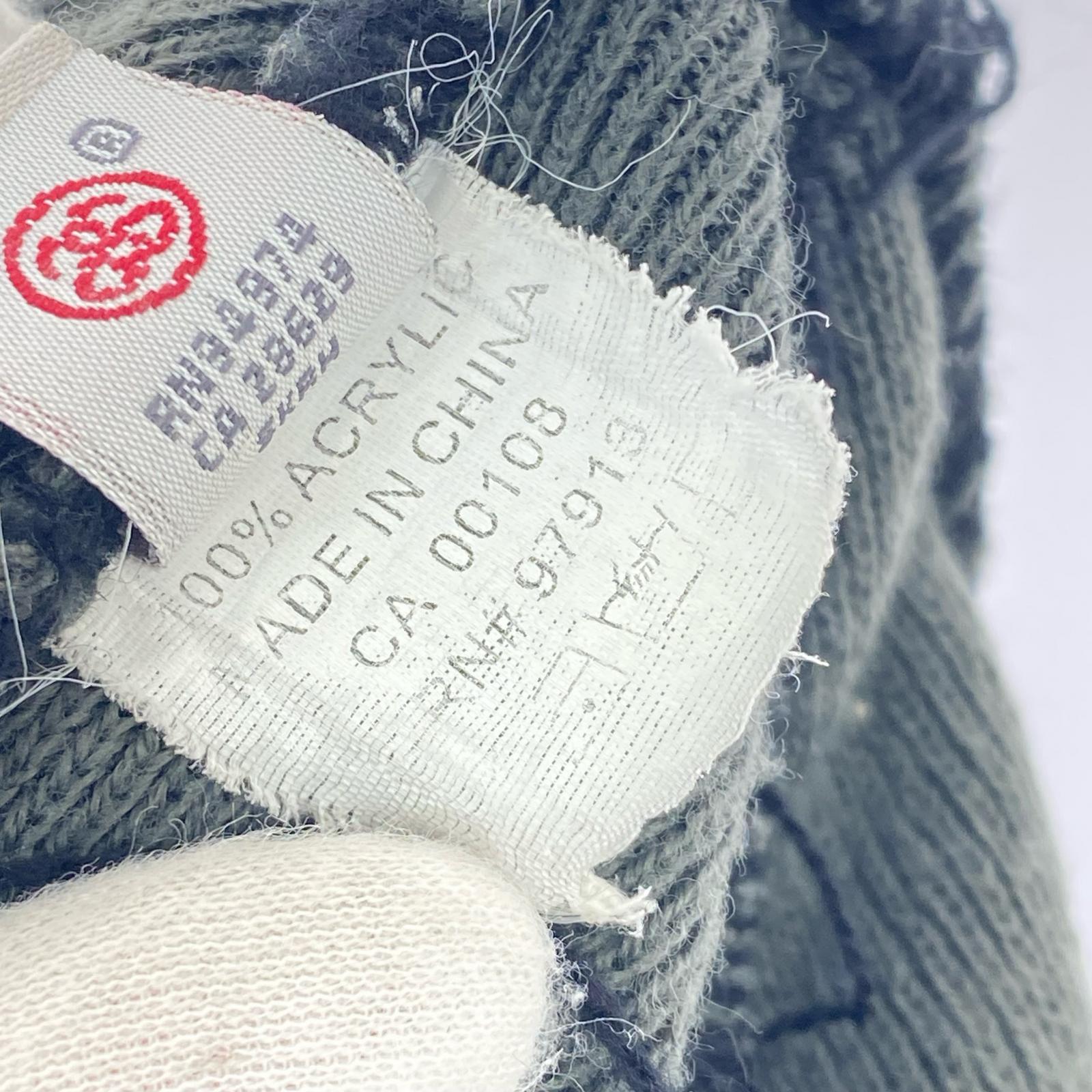 ニットキャップ OLD crown gradation beanie グリーン