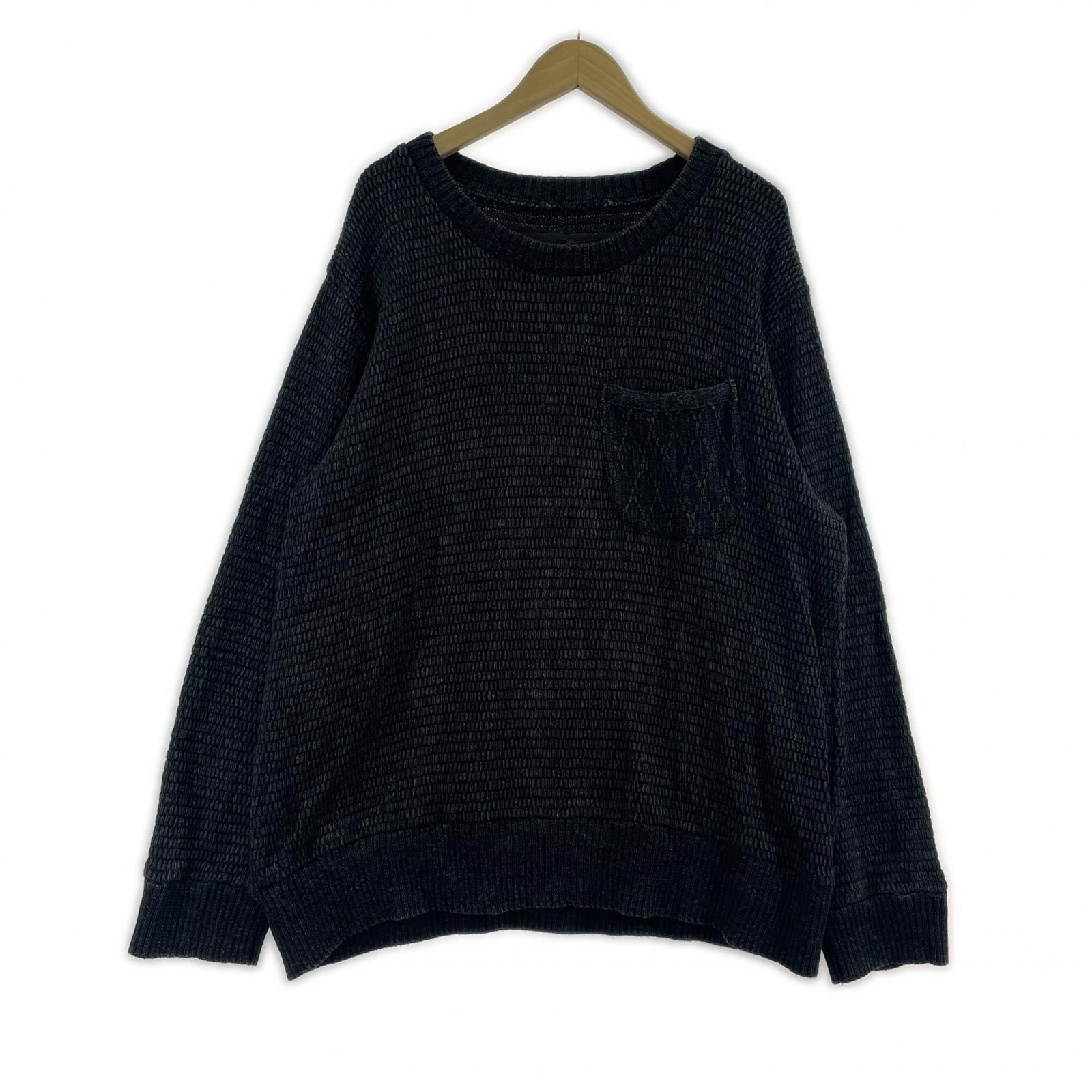 ニット BEATNIK KENDO KNIT CREWNECK/グレー系/XL