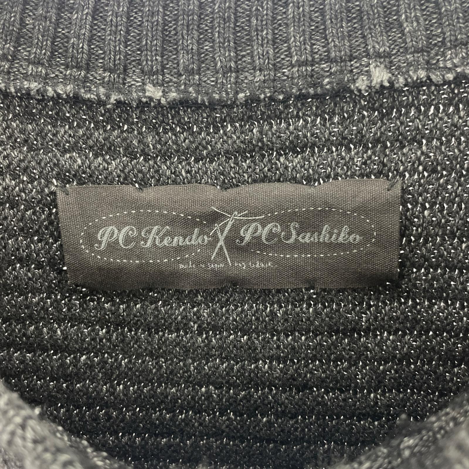 ニット BEATNIK KENDO KNIT CREWNECK/グレー系/XL