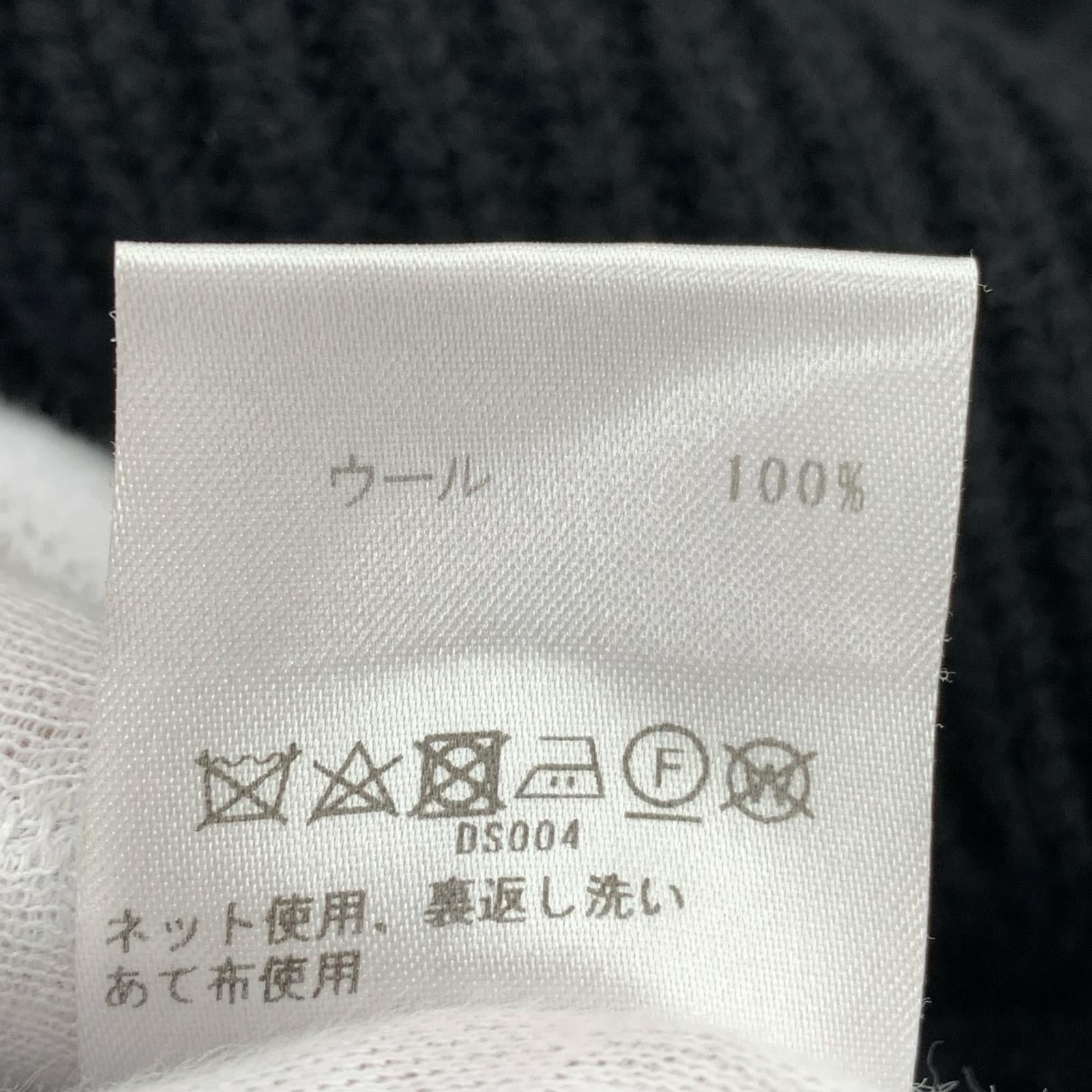 ニット GALERIE VIE ハーフジップニット 黒 ブラック