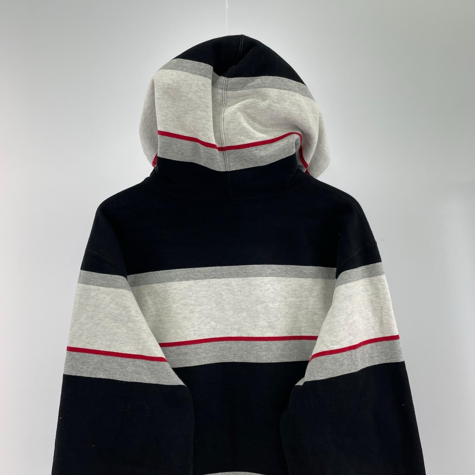 スウェット 19AW クラシックロゴ刺繍 ボーダーパーカー マルチカラー L