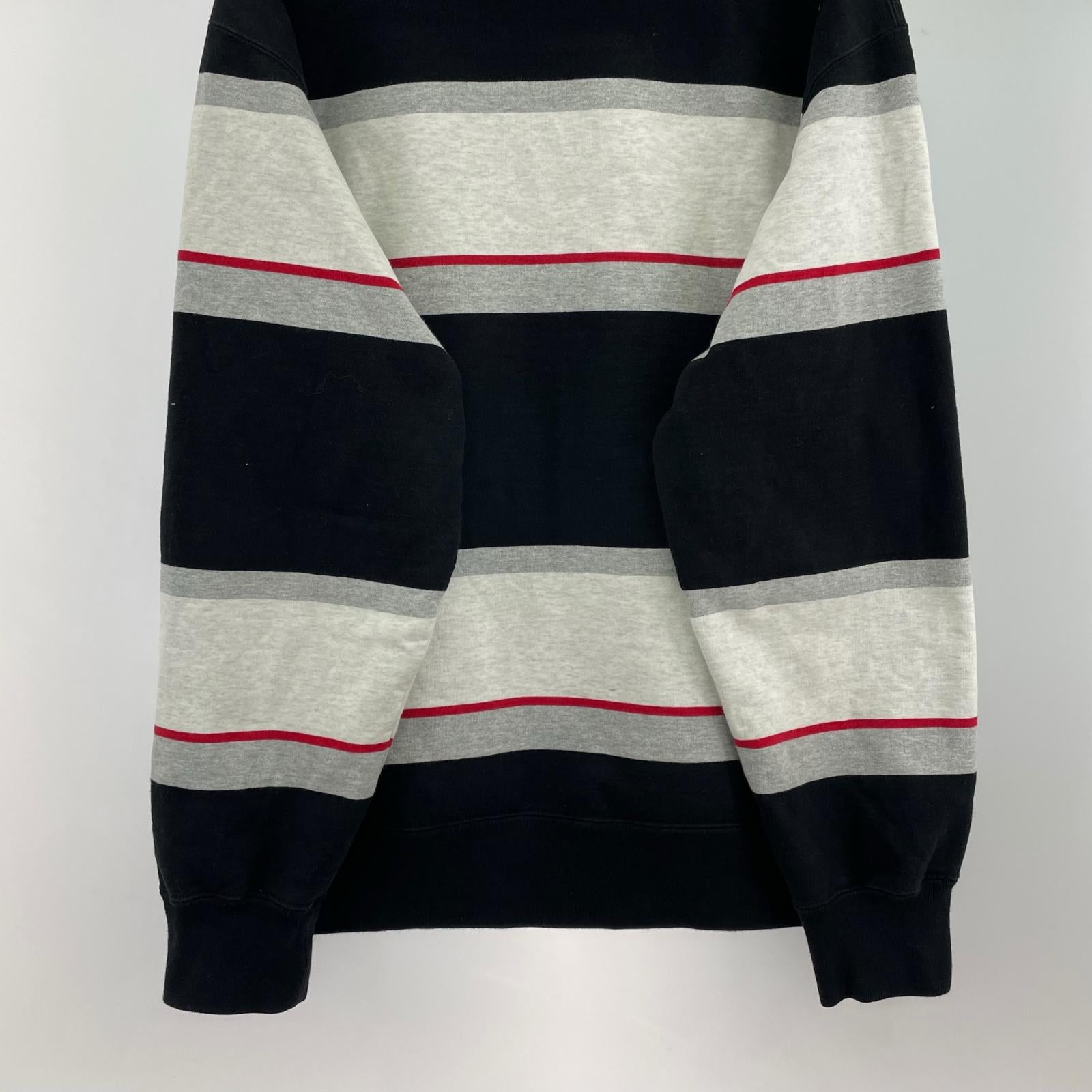 スウェット 19AW クラシックロゴ刺繍 ボーダーパーカー マルチカラー L