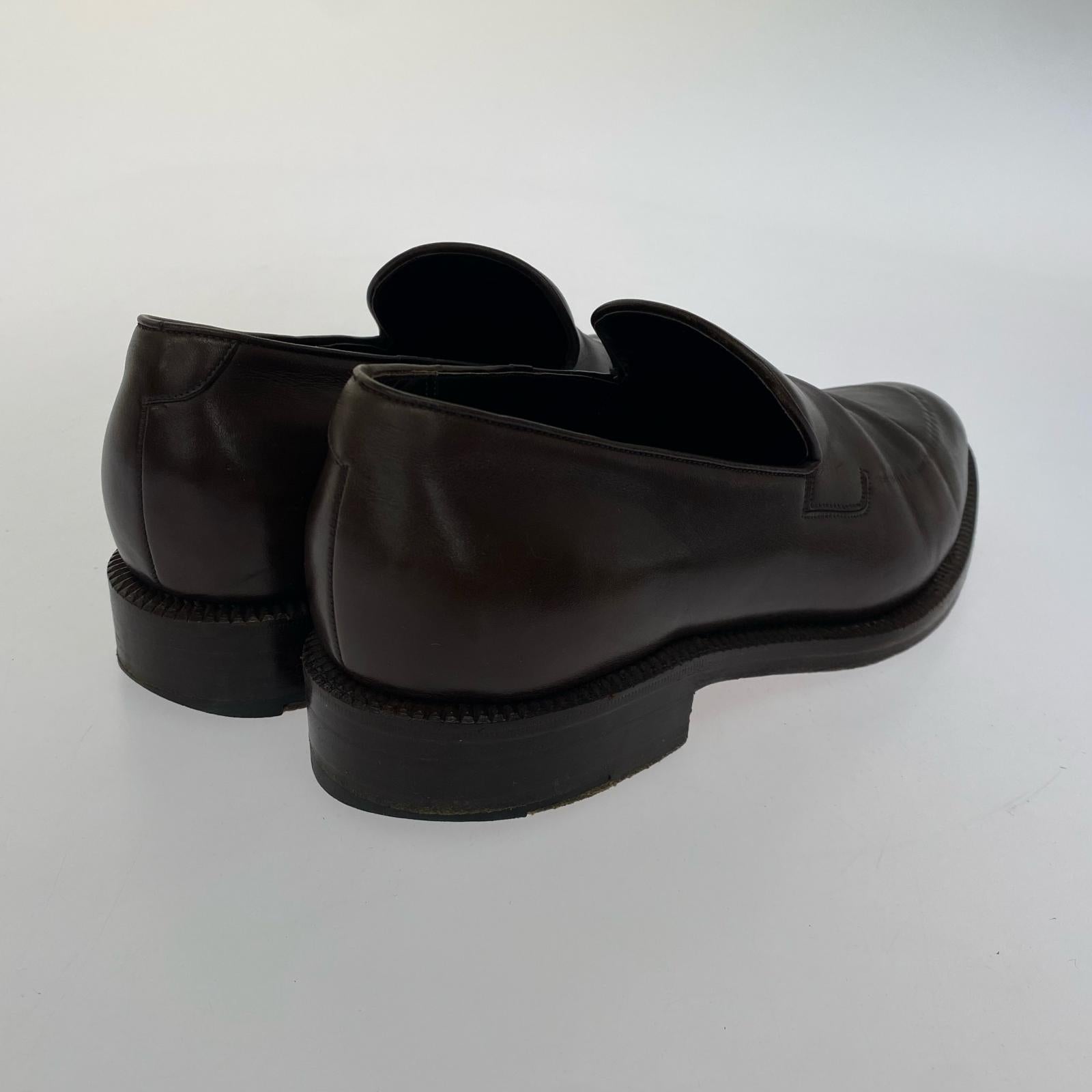 シューズ SILVANO LATTANZI Leather Loafers BRW ブラウン