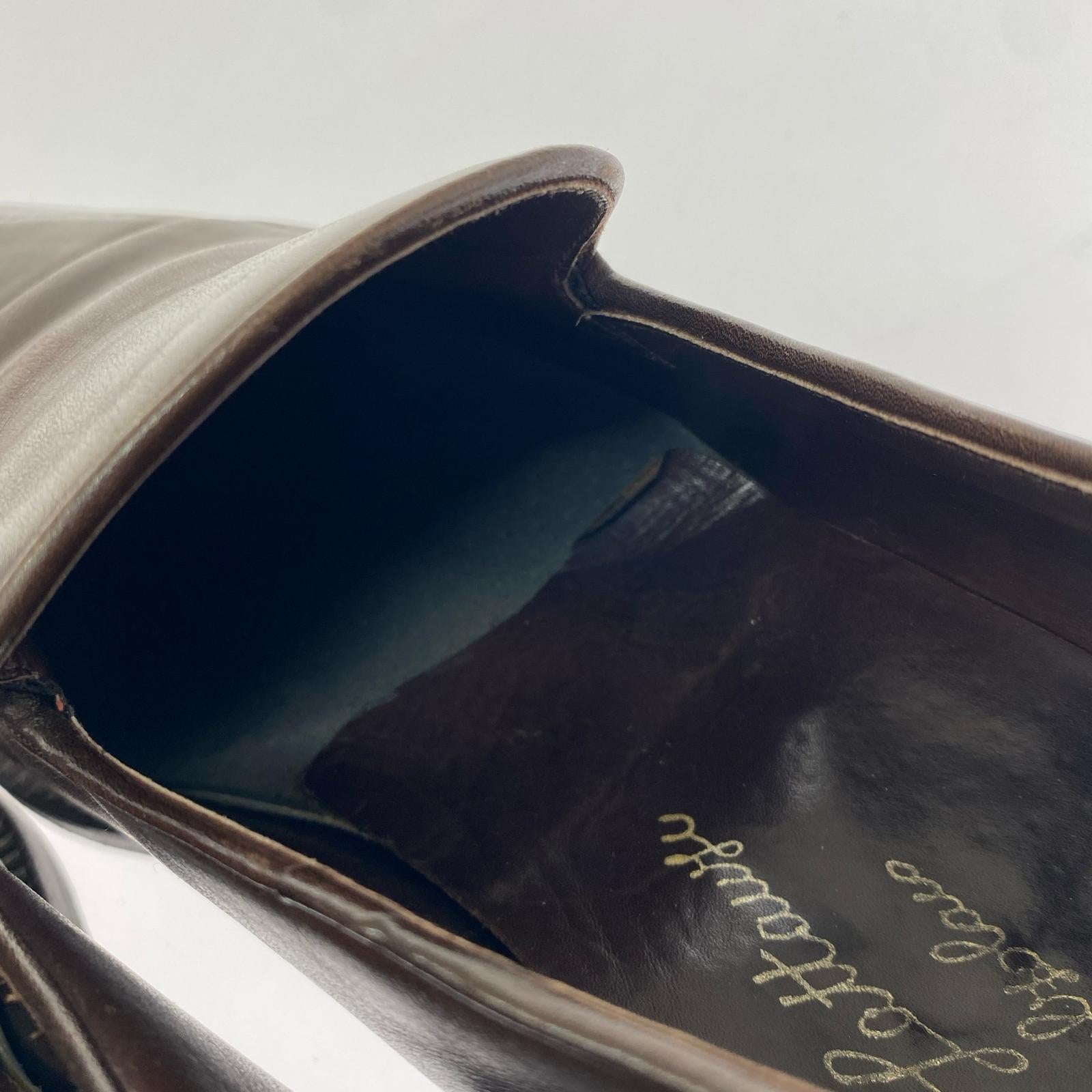 シューズ SILVANO LATTANZI Leather Loafers BRW ブラウン