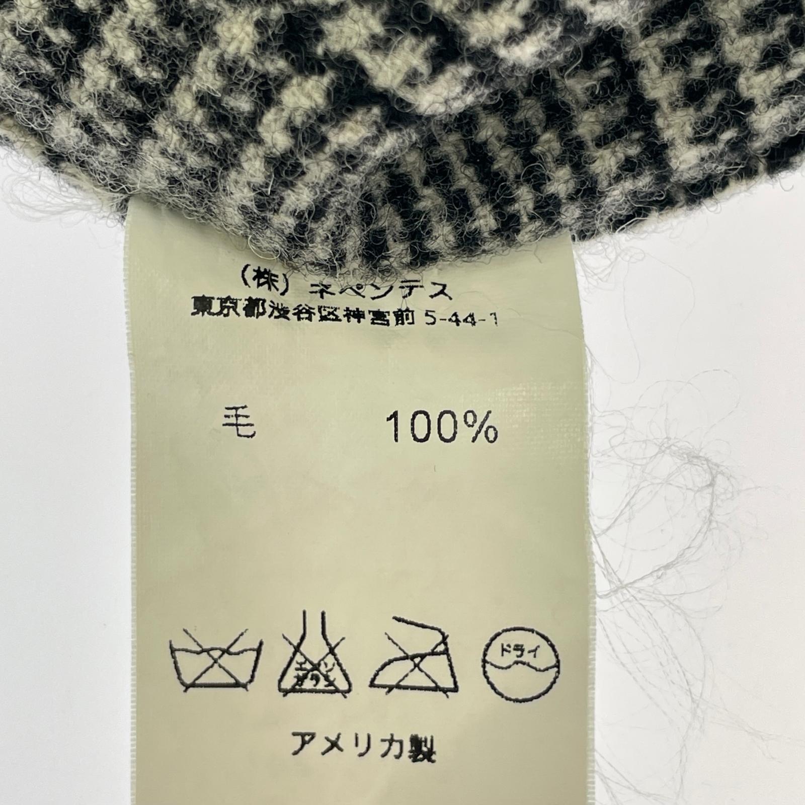 その他帽子 USA製 フードマフラー ウール ブラック