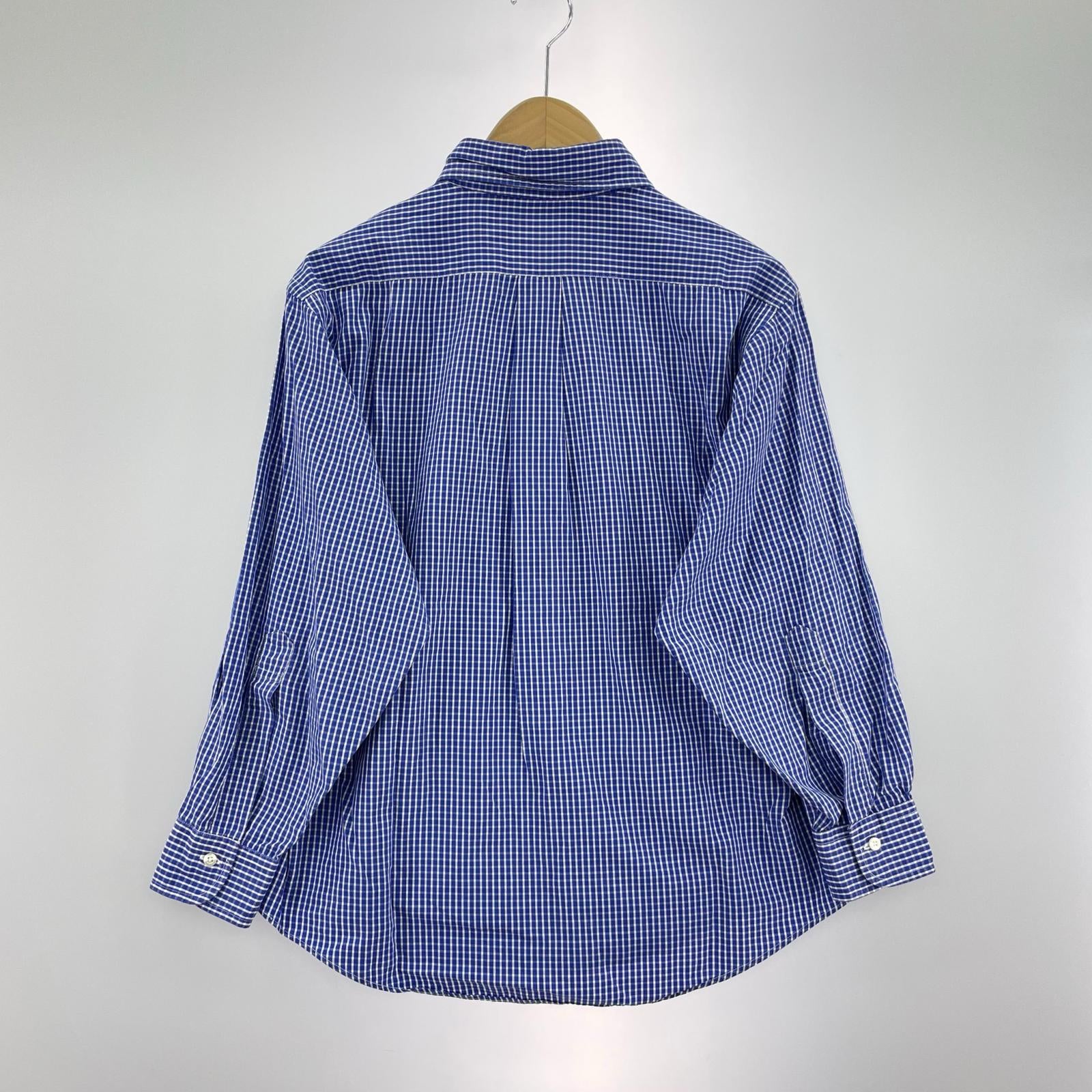 長袖シャツ Brooks Brothers MAKERS 90s-00s ギンガムチェック 青