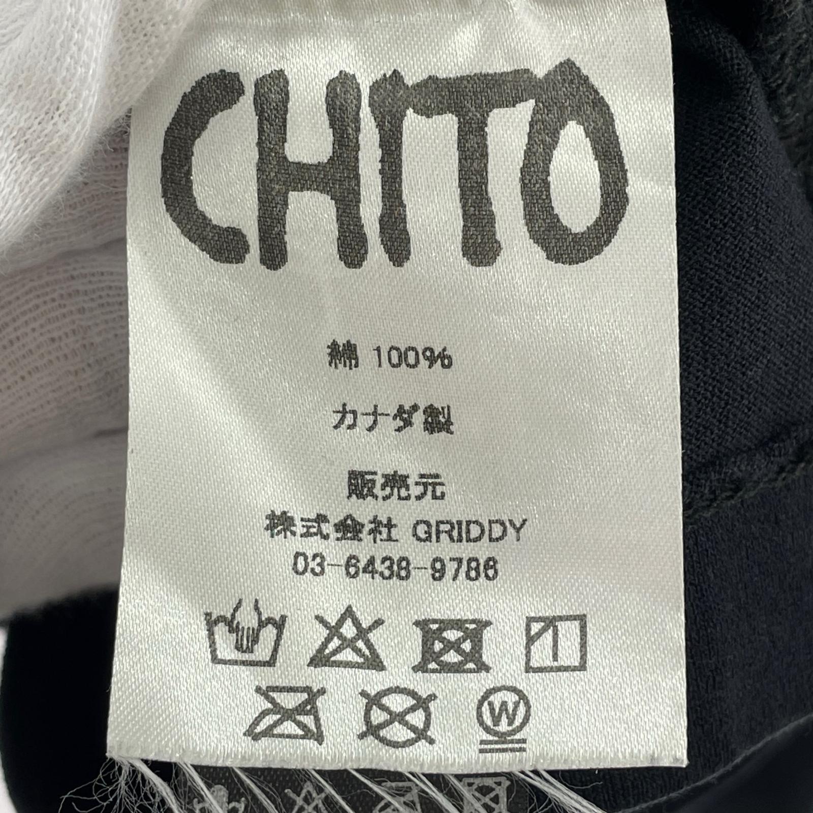長袖Tシャツ CHITO International MASK L/S TEE L ブラック L ブラック