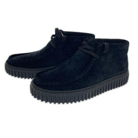 ブーツ Clarks ブラックスエードワラビーブーツ 26.5cm (US8 1/2 UK8 EU43) ブラック