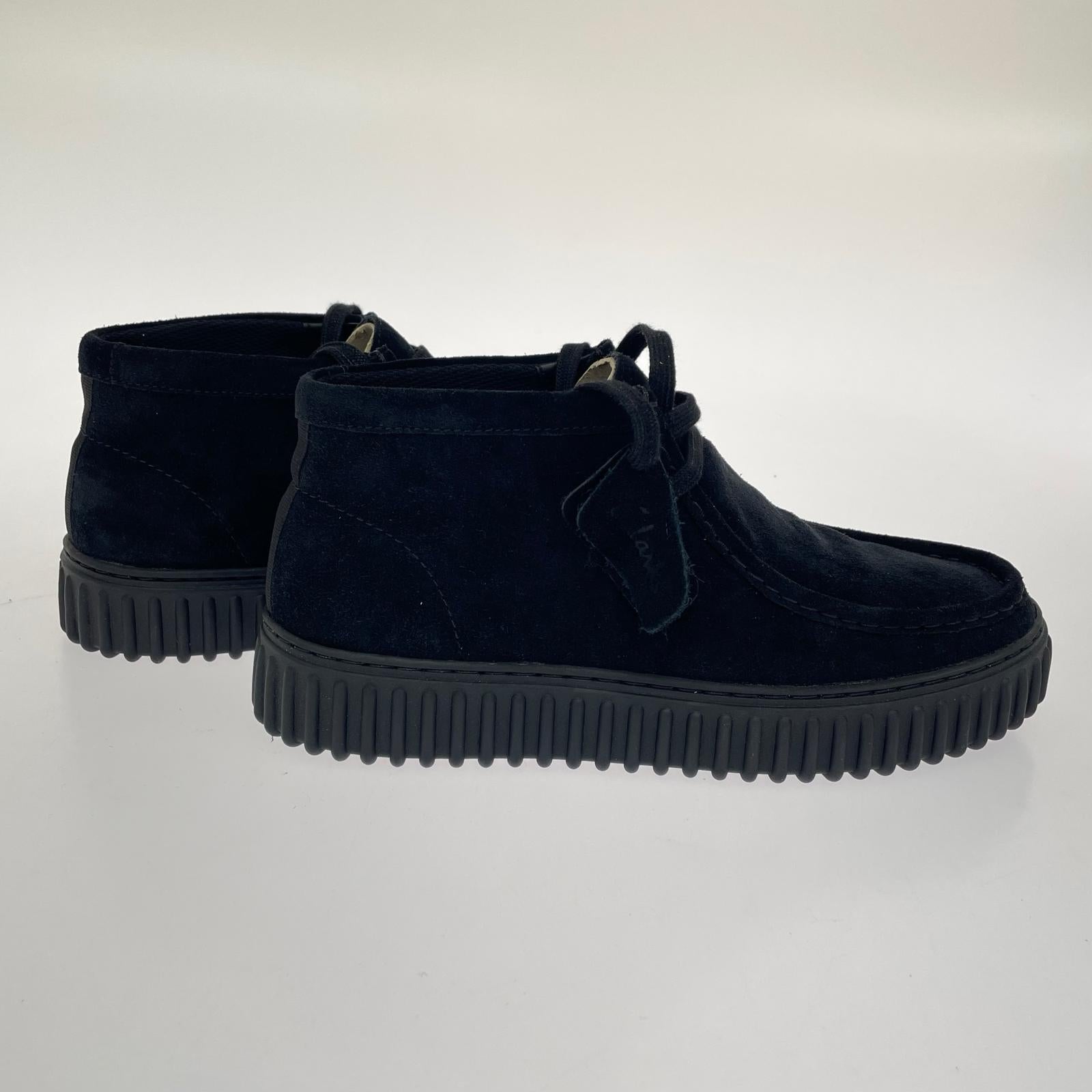 ブーツ Clarks ブラックスエードワラビーブーツ 26.5cm (US8 1/2 UK8 EU43) ブラック