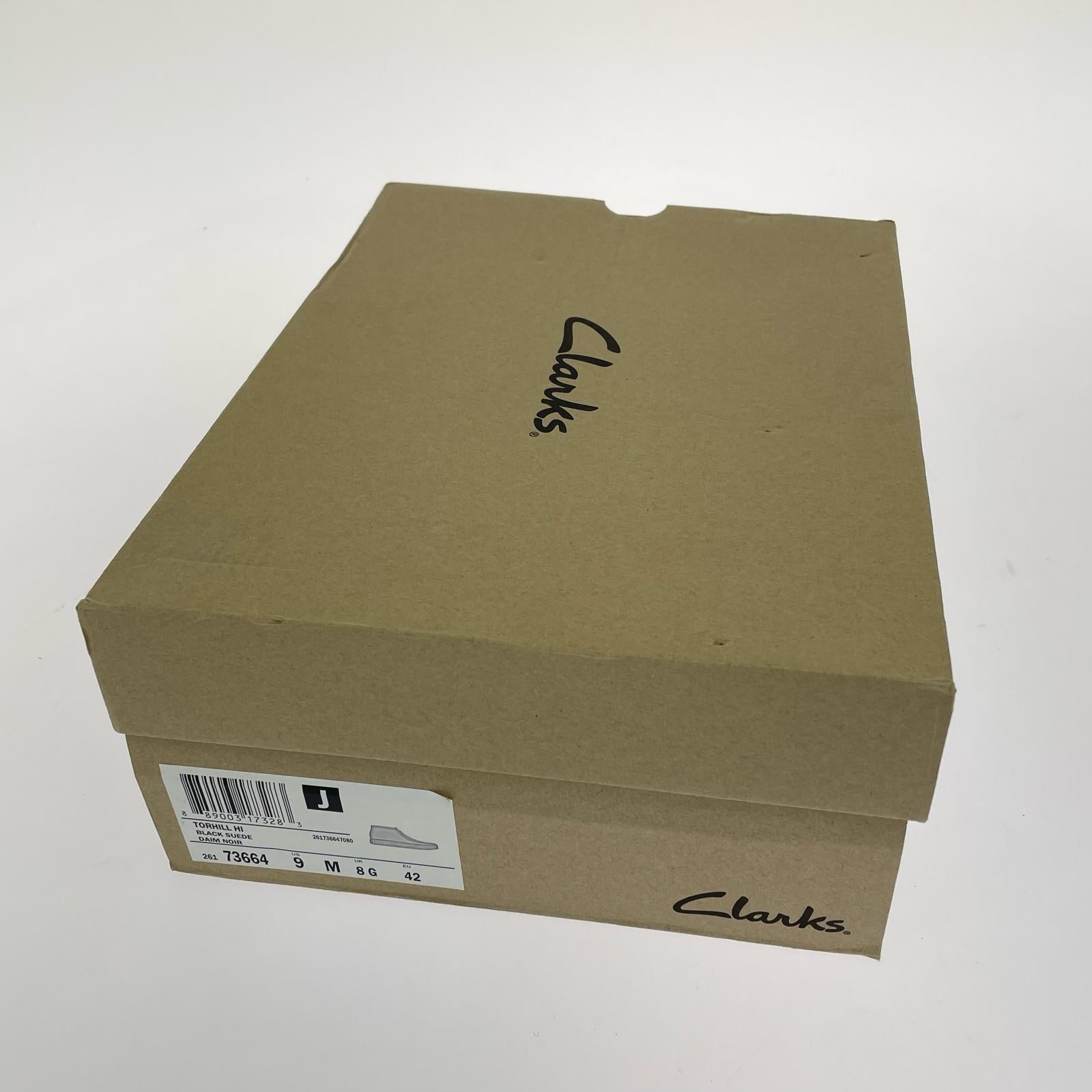 ブーツ Clarks ブラックスエードワラビーブーツ 26.5cm (US8 1/2 UK8 EU43) ブラック