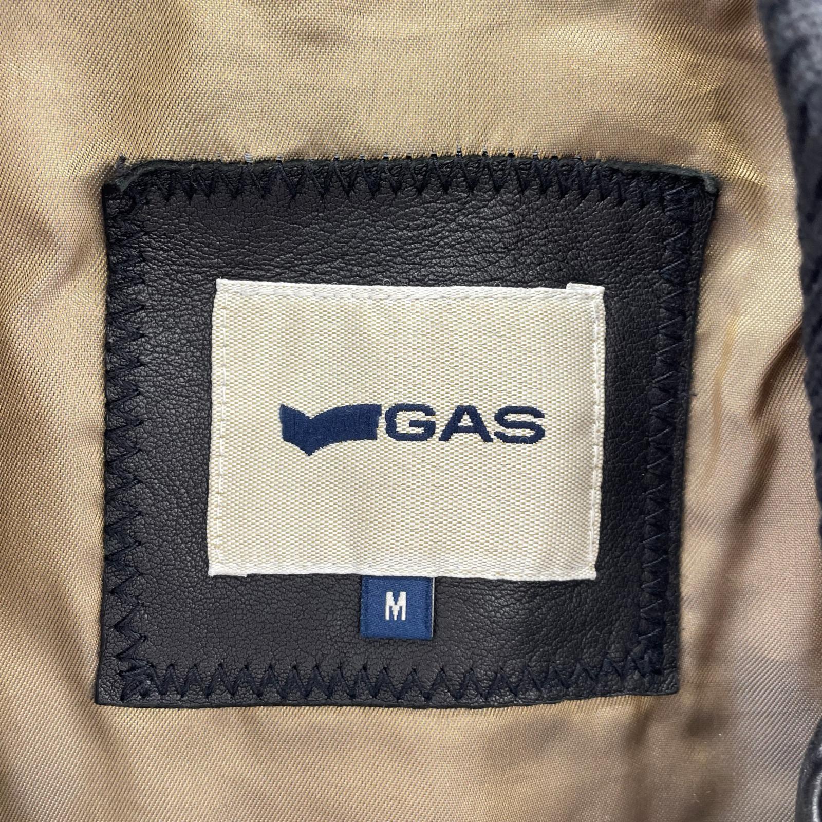 レザージャケット GAS レザージャケット M ブラック