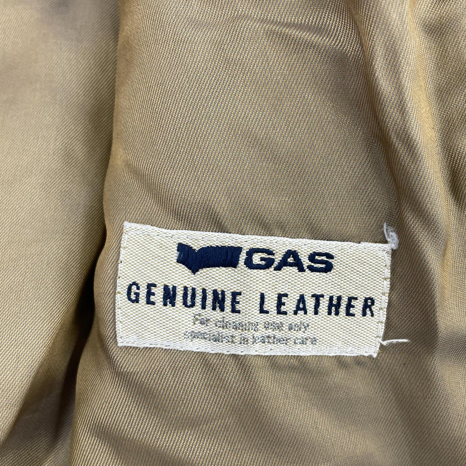 レザージャケット GAS レザージャケット M ブラック