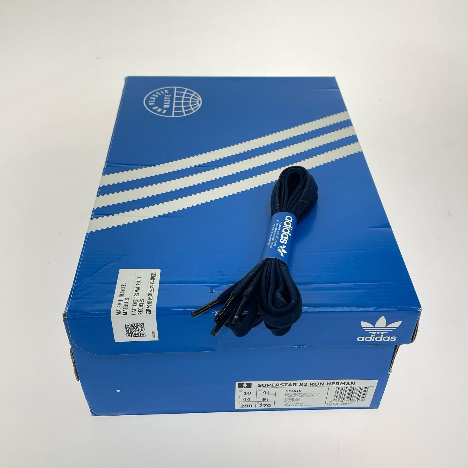 スニーカー adidas × Ron Herman SUPERSTAR 82 HP5519 28cm (US10 UK9 1/2 EU46) ホワイト