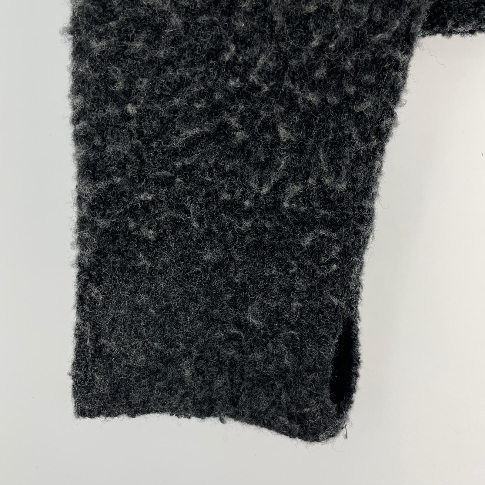 ニット VUJA DE TERRA WOOL DISTRESSED CREW NECK S グレー