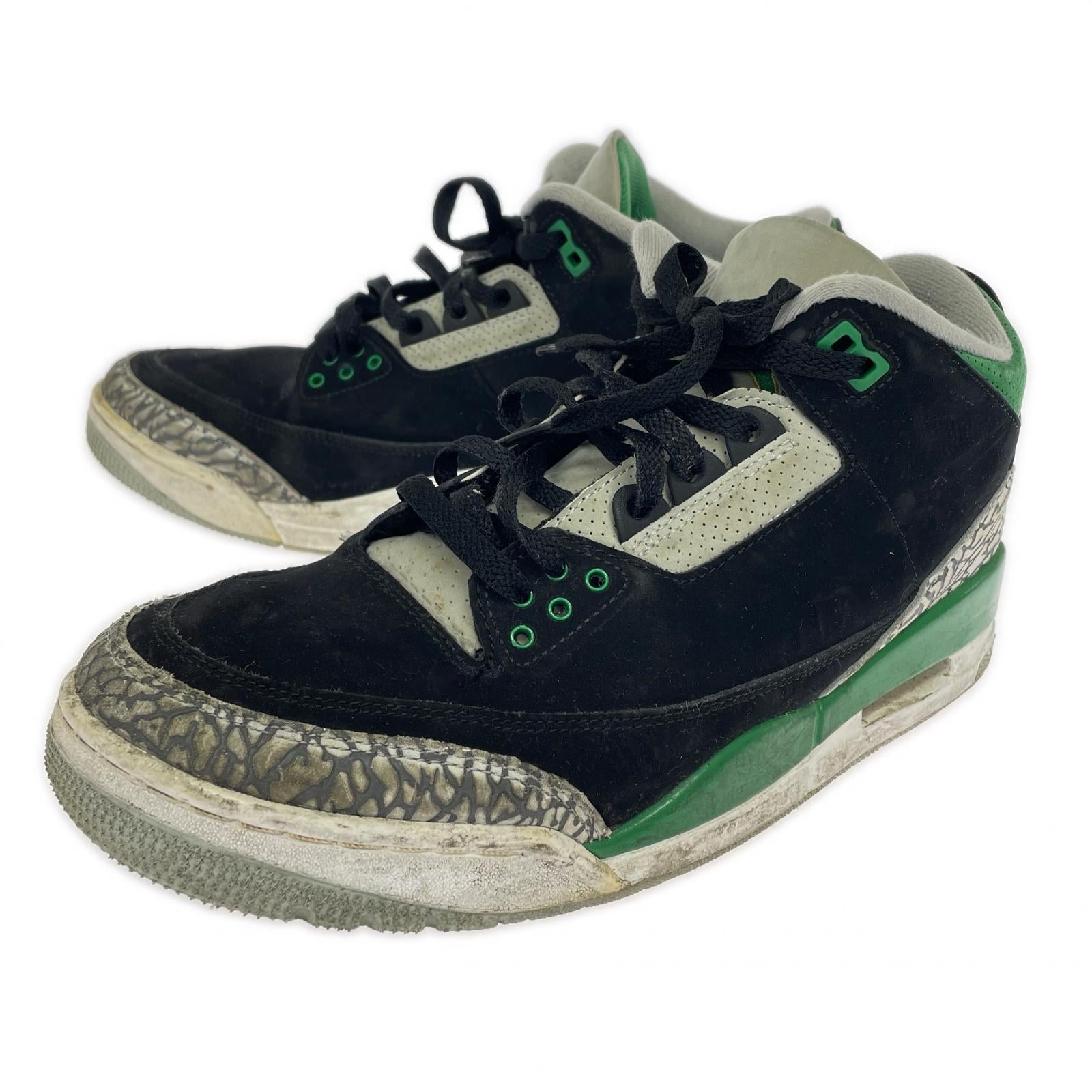スニーカー Air Jordan 3/Pine Green/28.0 28cm (US10 UK9 1/2 EU46) ブラック