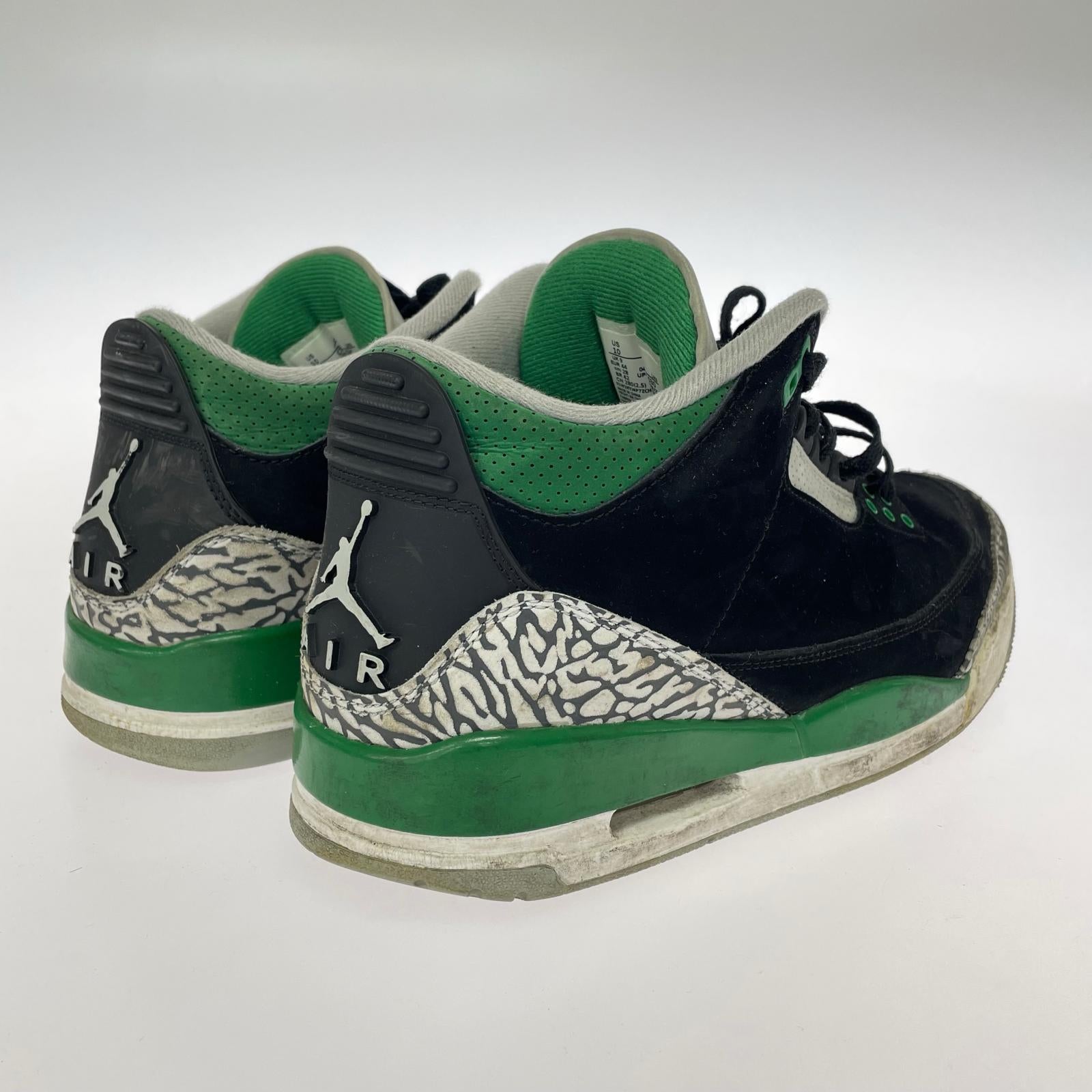 スニーカー Air Jordan 3/Pine Green/28.0 28cm (US10 UK9 1/2 EU46) ブラック