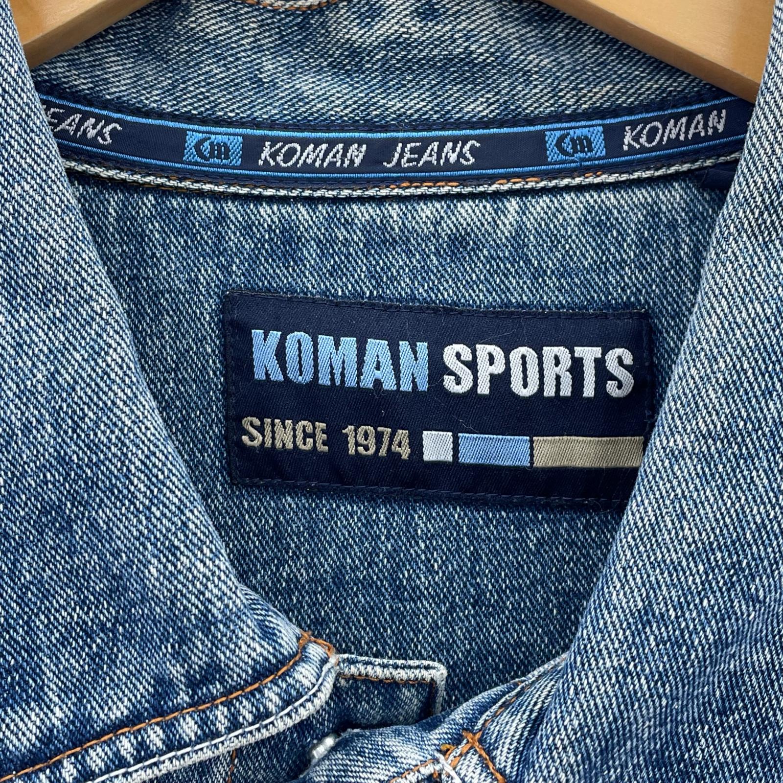 デニムジャケット KOMAN JEANS DENIM JACKET XL IND