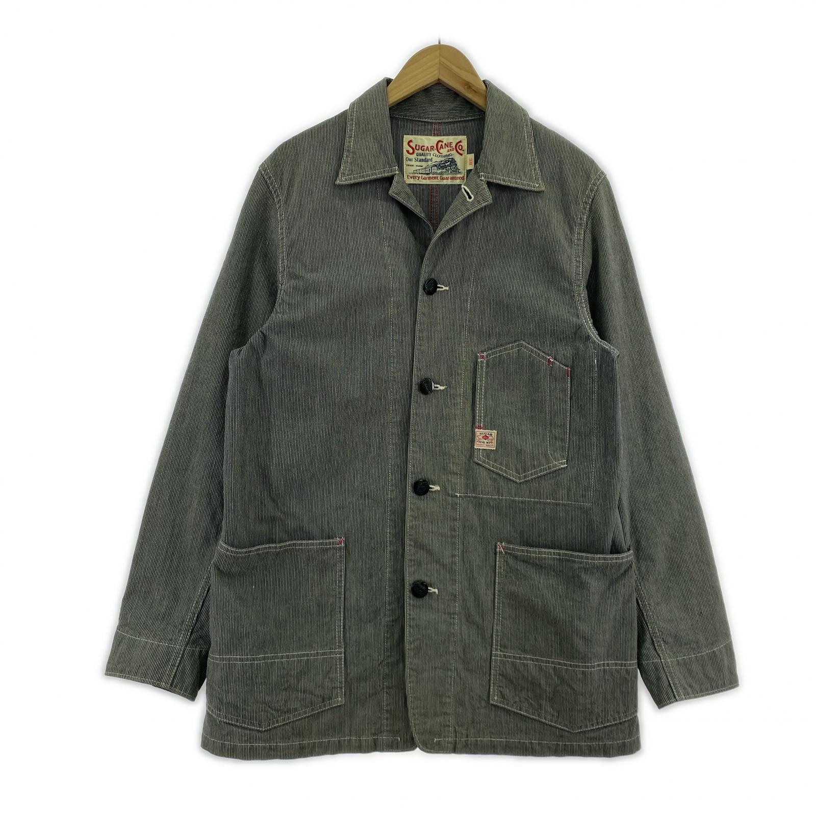 ジャケット ヒッコリー カバーオール(38) 38 グレー