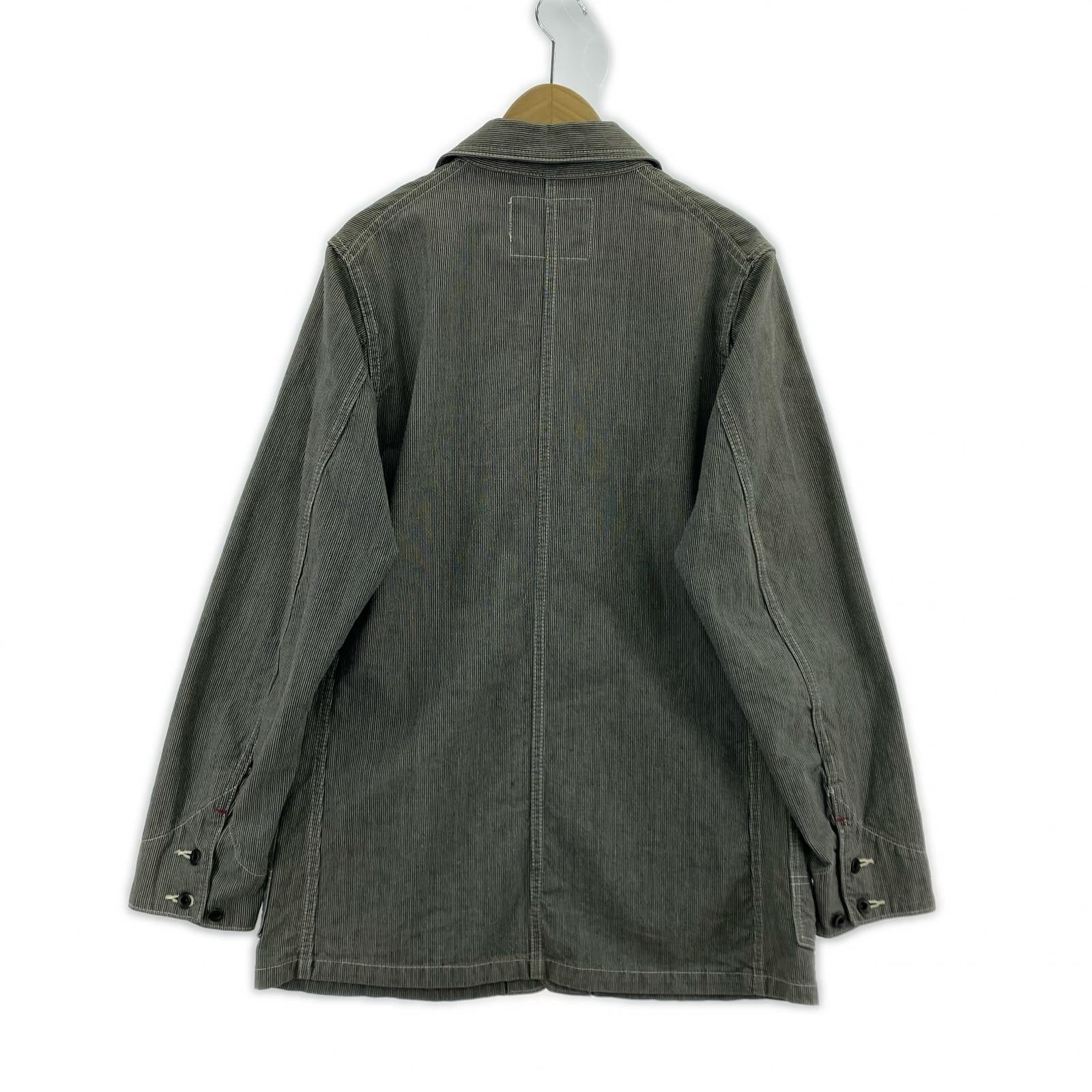 ジャケット ヒッコリー カバーオール(38) 38 グレー