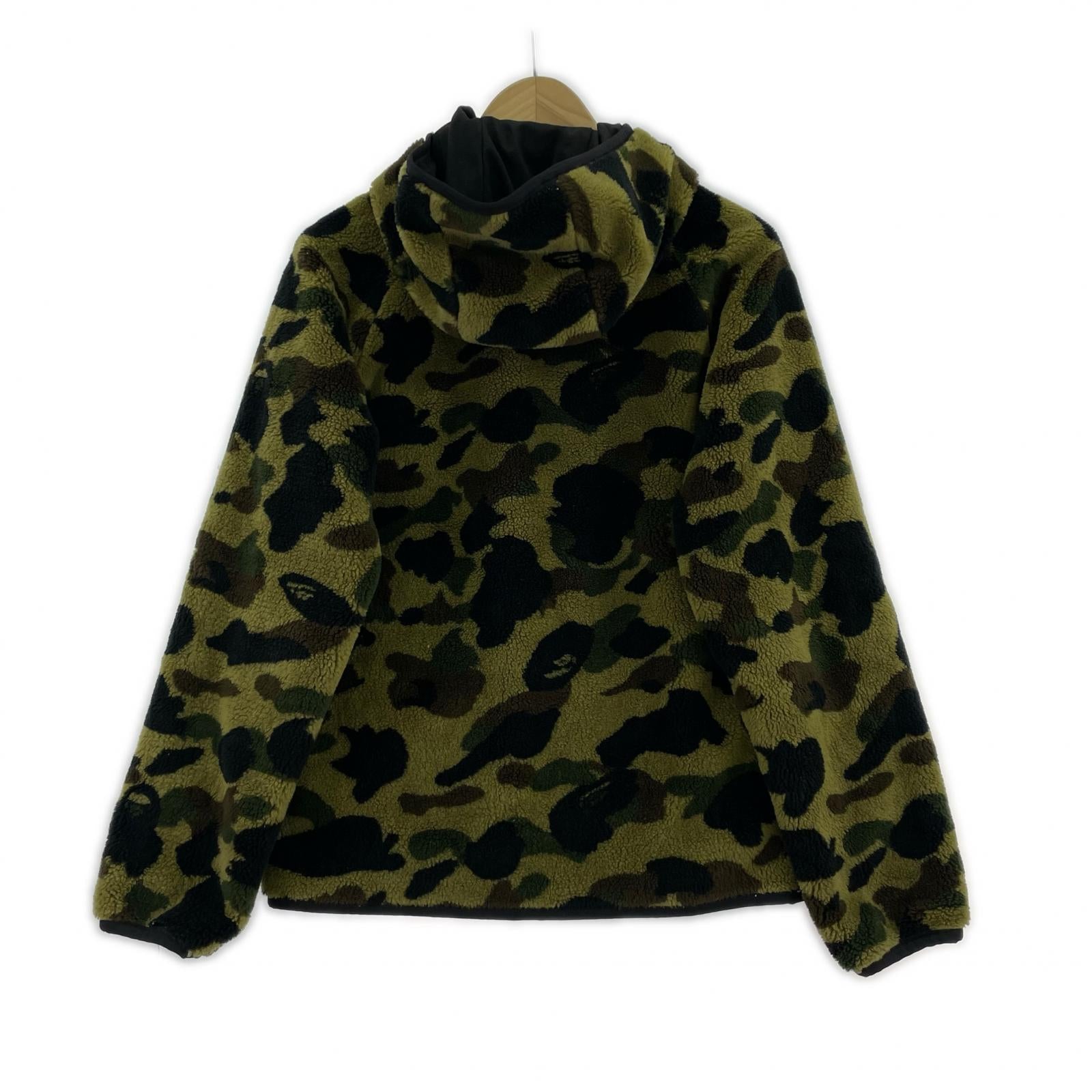 ジャケット zip hoodie 1st camo green/リバーシブル/S S