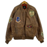レザージャケット TYPE A-2E BRW L L ブラウン