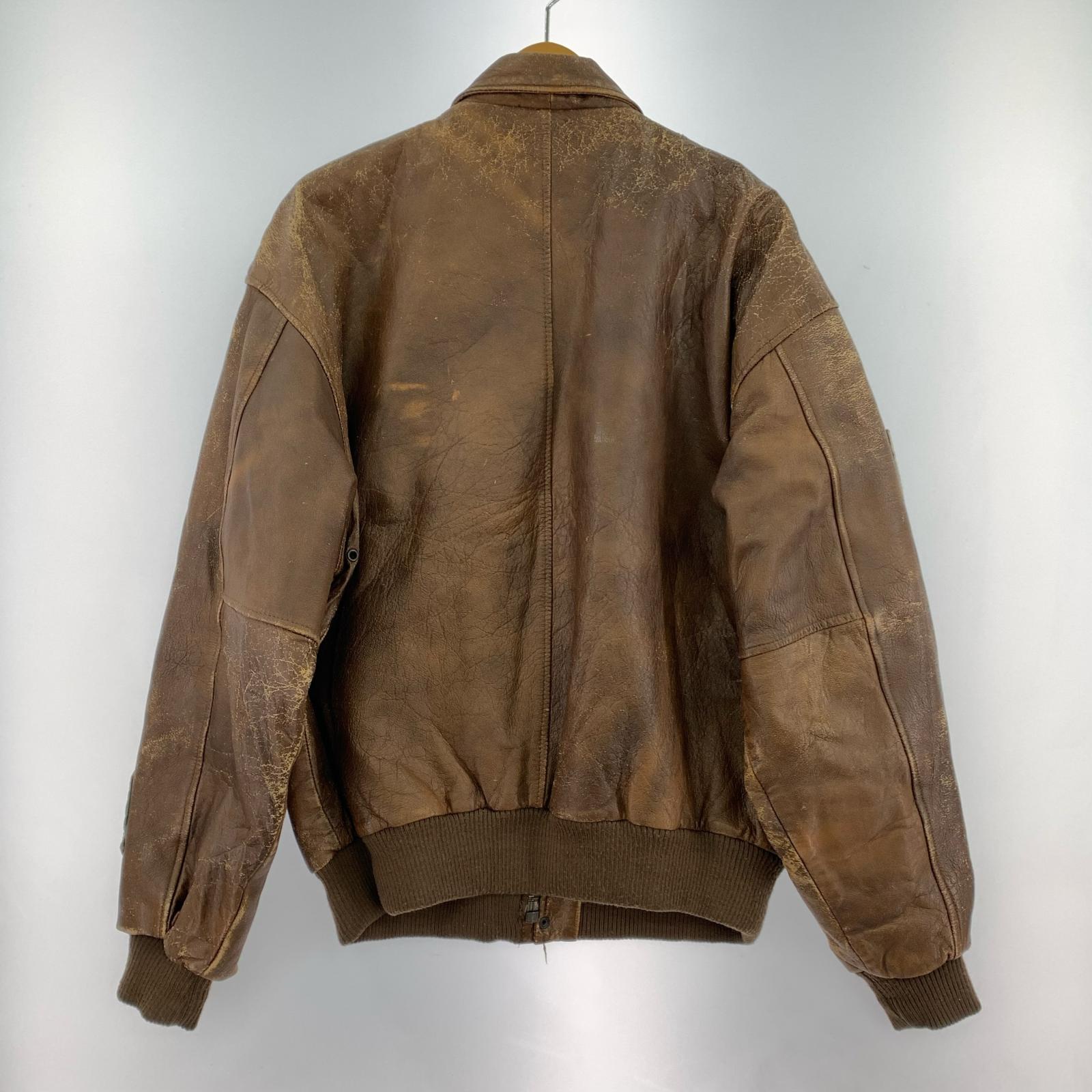 レザージャケット TYPE A-2E BRW L L ブラウン