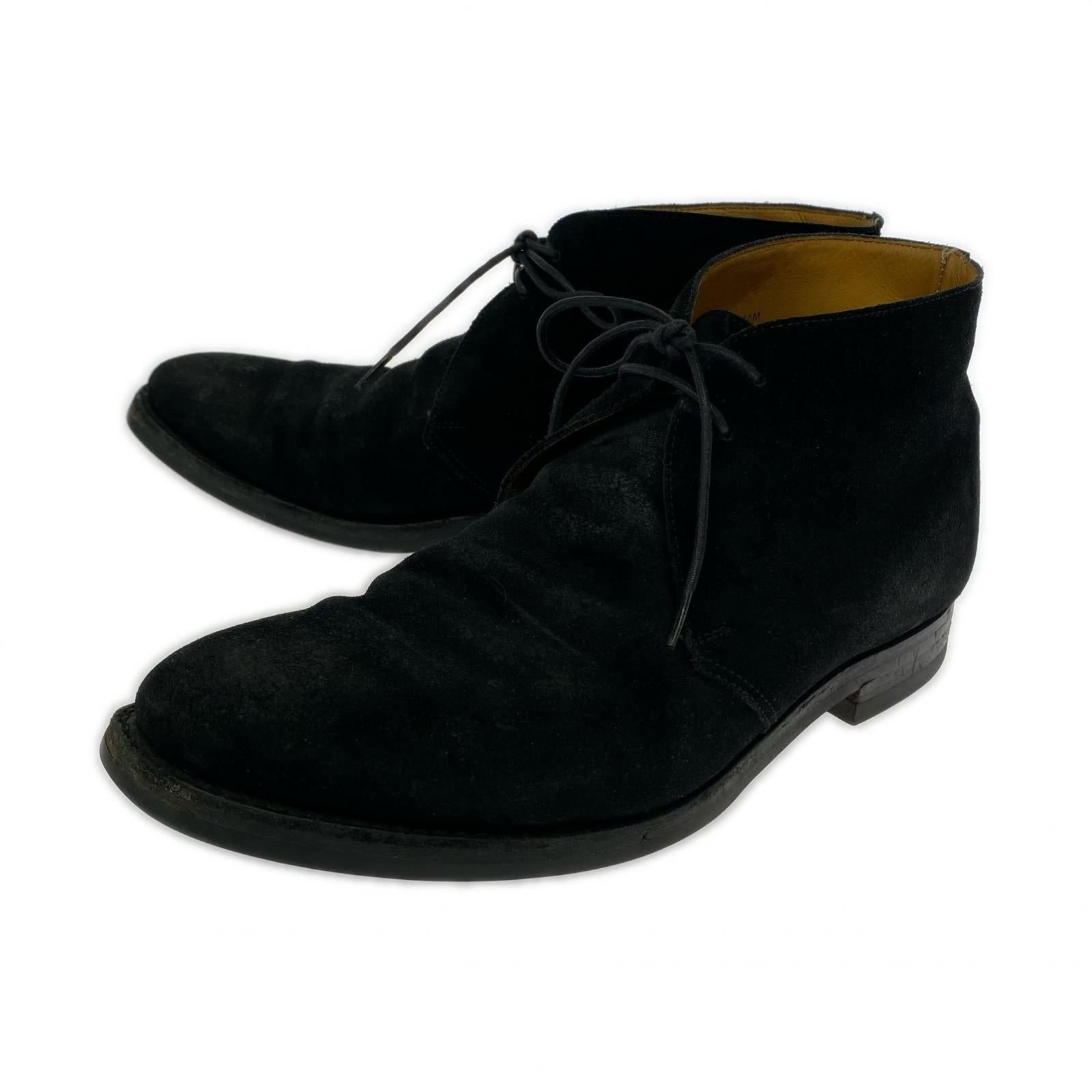 ブーツ Crockett & Jones EVESHAM チャッカブーツ ブラック