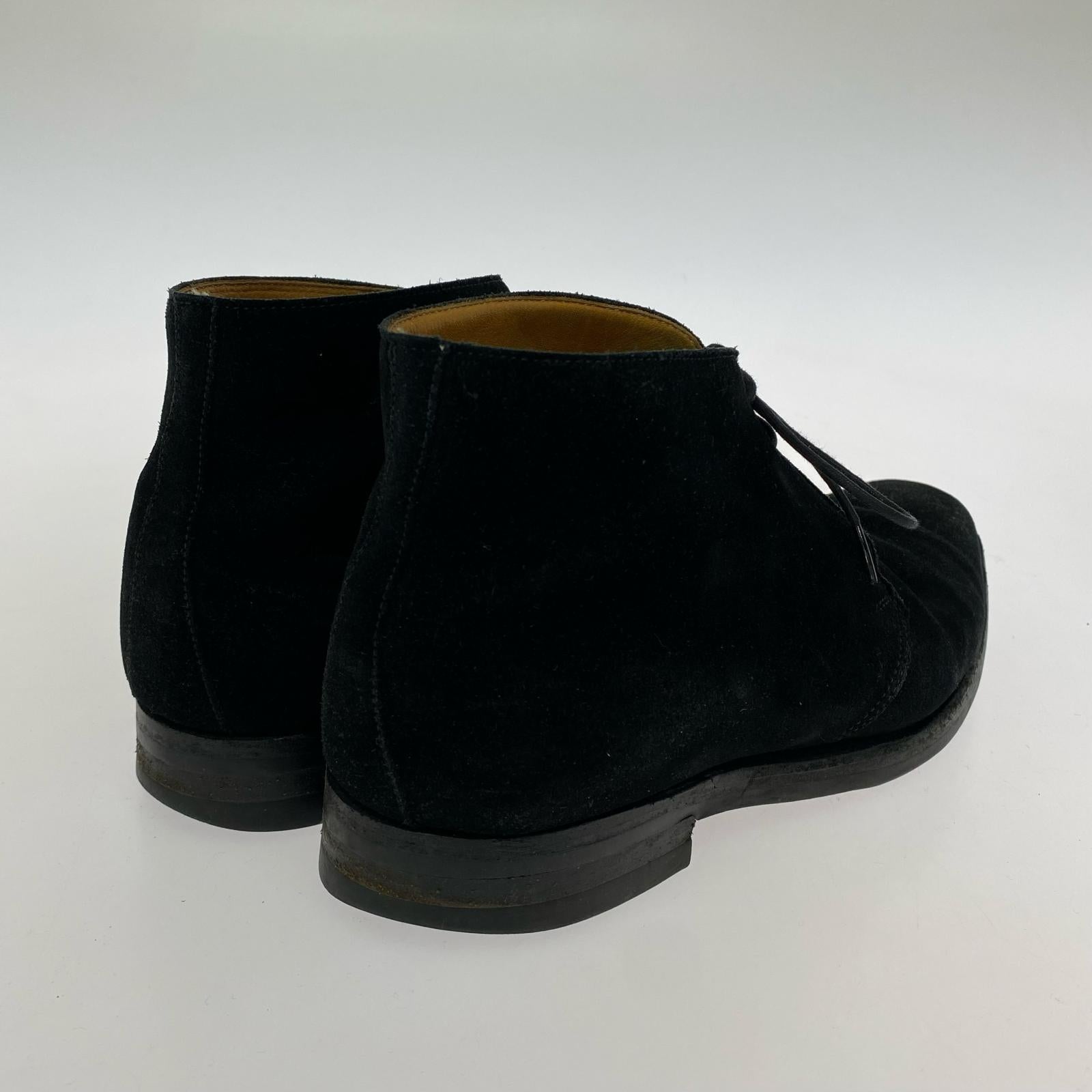 ブーツ Crockett & Jones EVESHAM チャッカブーツ ブラック