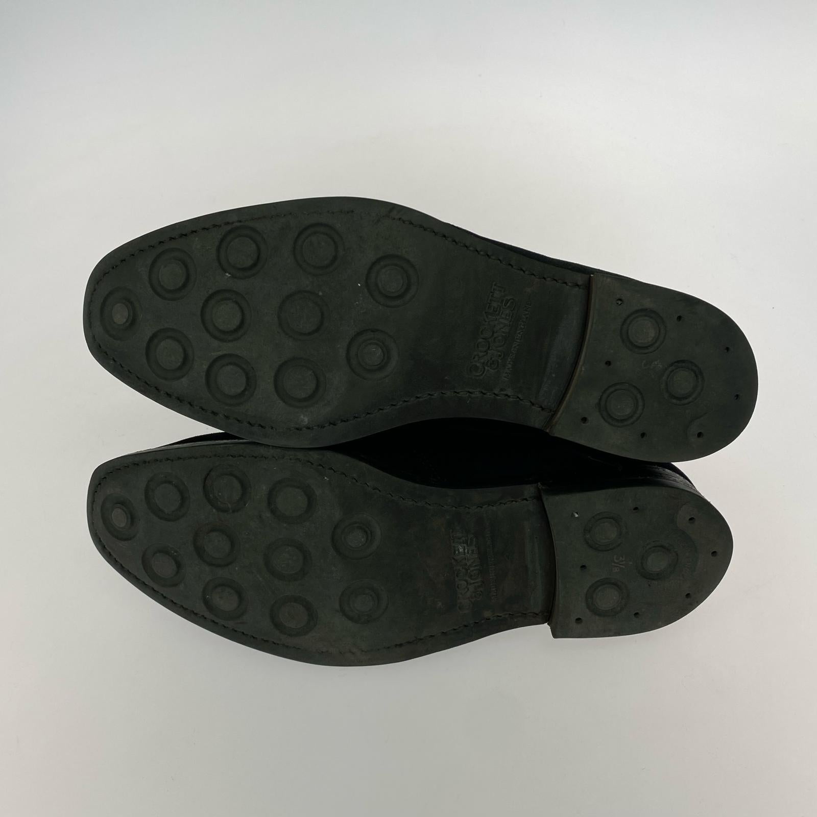 ブーツ Crockett & Jones EVESHAM チャッカブーツ ブラック