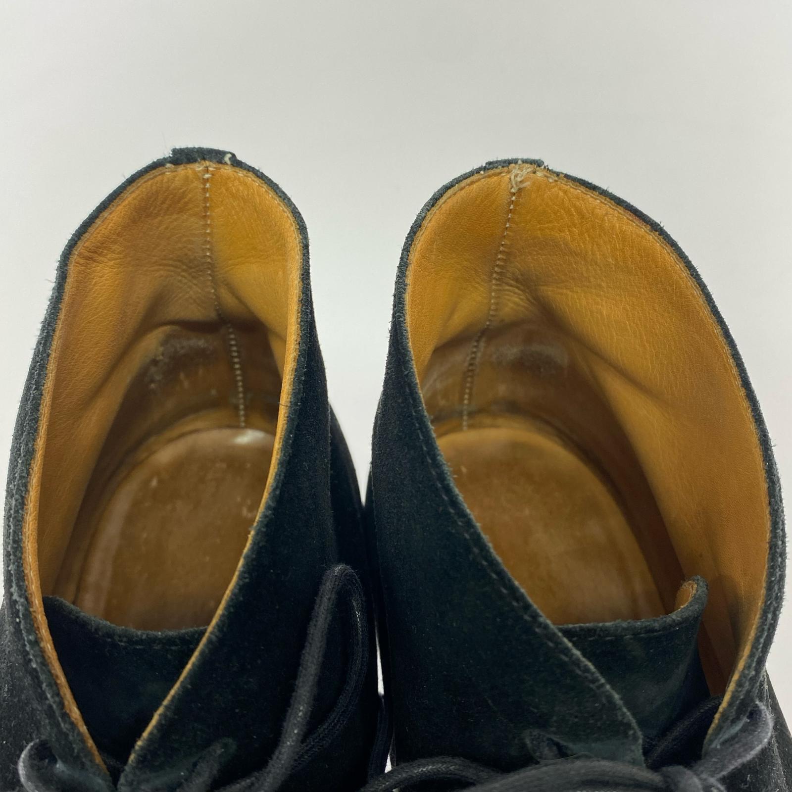 ブーツ Crockett & Jones EVESHAM チャッカブーツ ブラック