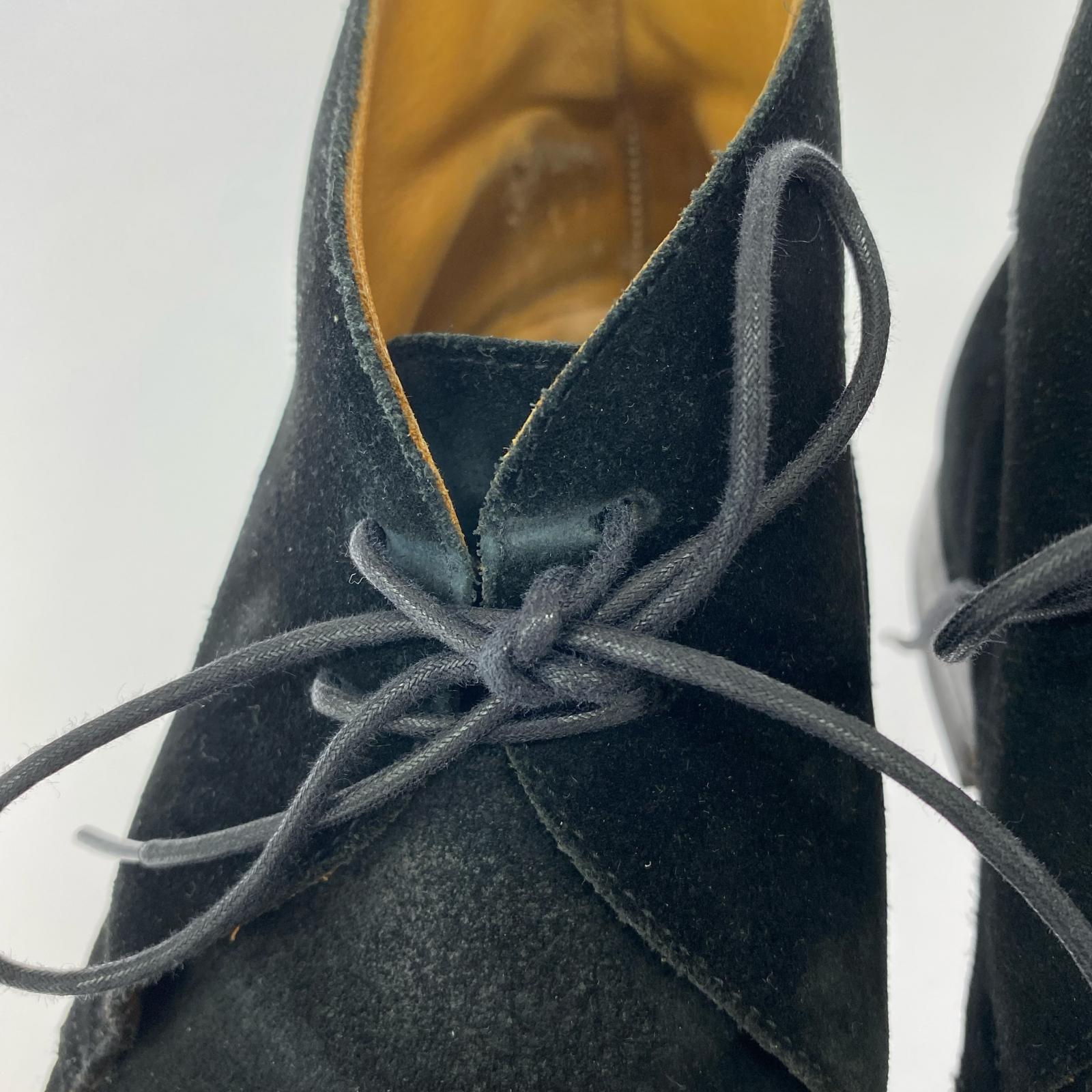 ブーツ Crockett & Jones EVESHAM チャッカブーツ ブラック