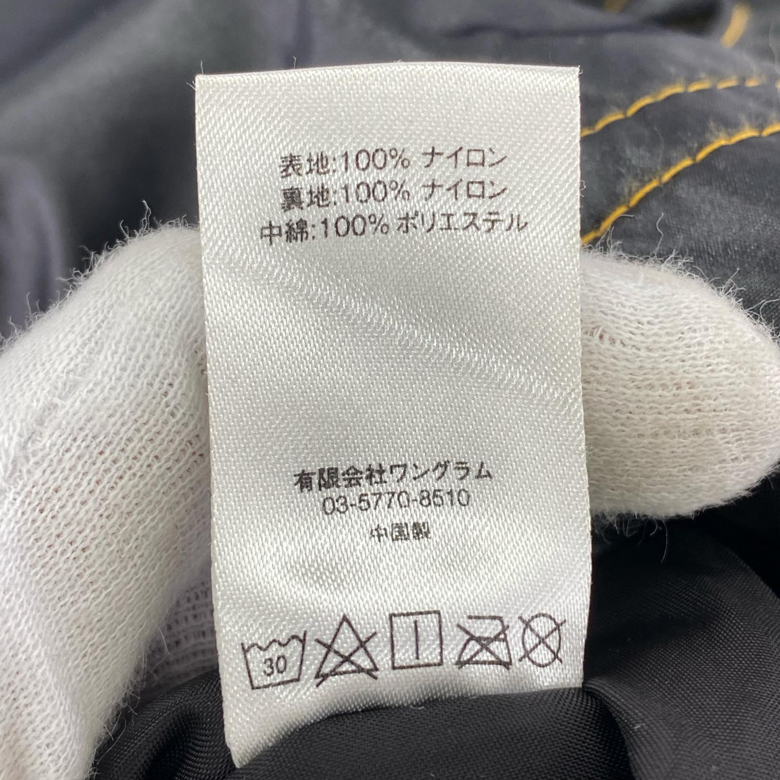 ブルゾン Contrast Stitch Pullover ハーフジップ S BLK S ブラック