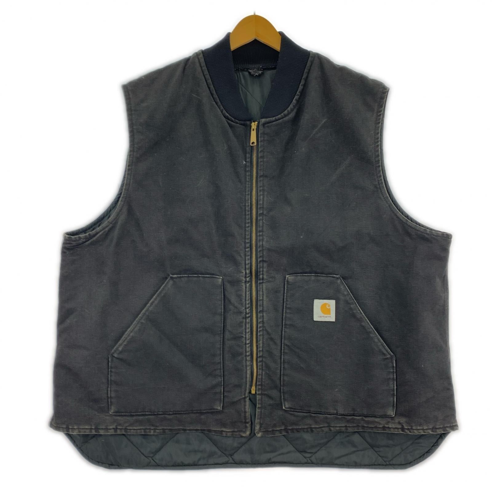 その他アウター ~90s 星タグ USA製 ダックベスト BLK XXXL ブラック