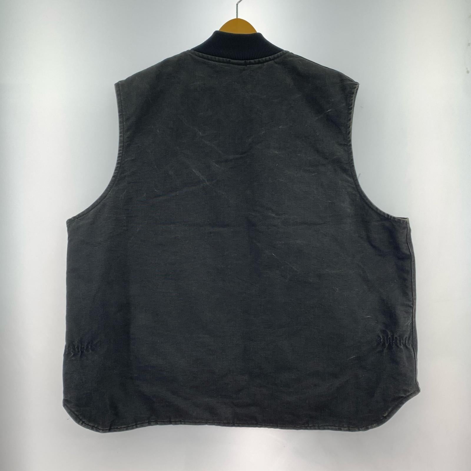 その他アウター ~90s 星タグ USA製 ダックベスト BLK XXXL ブラック