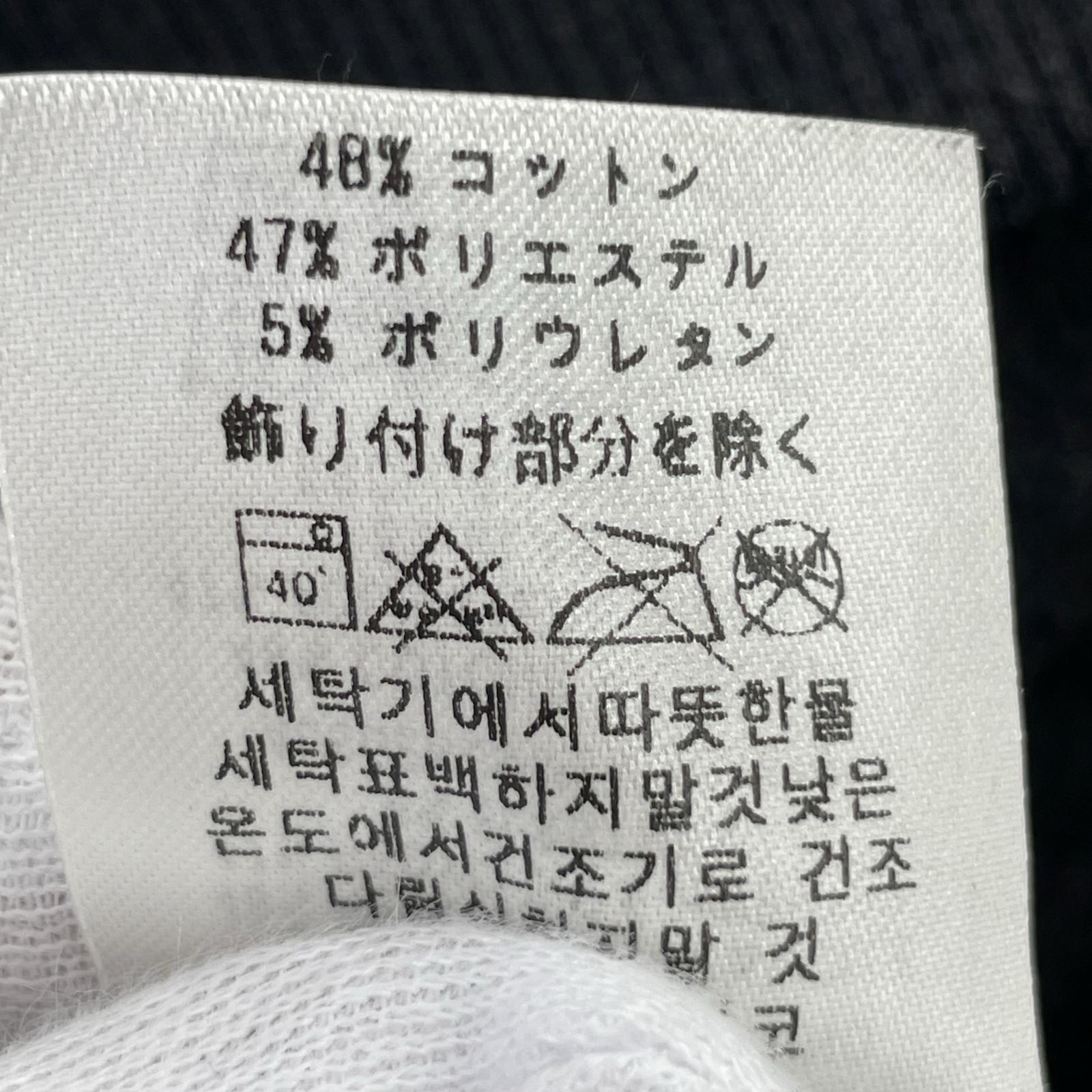 パーカー デカロゴ パーカー L ブラック