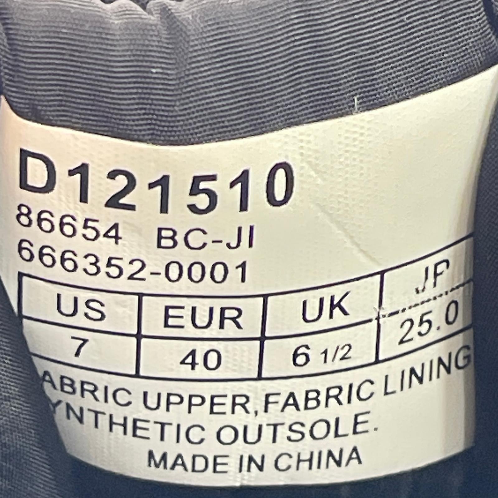 シューズ D121510 25cm (US7 UK6 1/2 EU40) ブラック