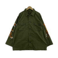 長袖シャツ WACKO MARIA 23SS TIM LEHI ARMY SHIRT-M M グリーン
