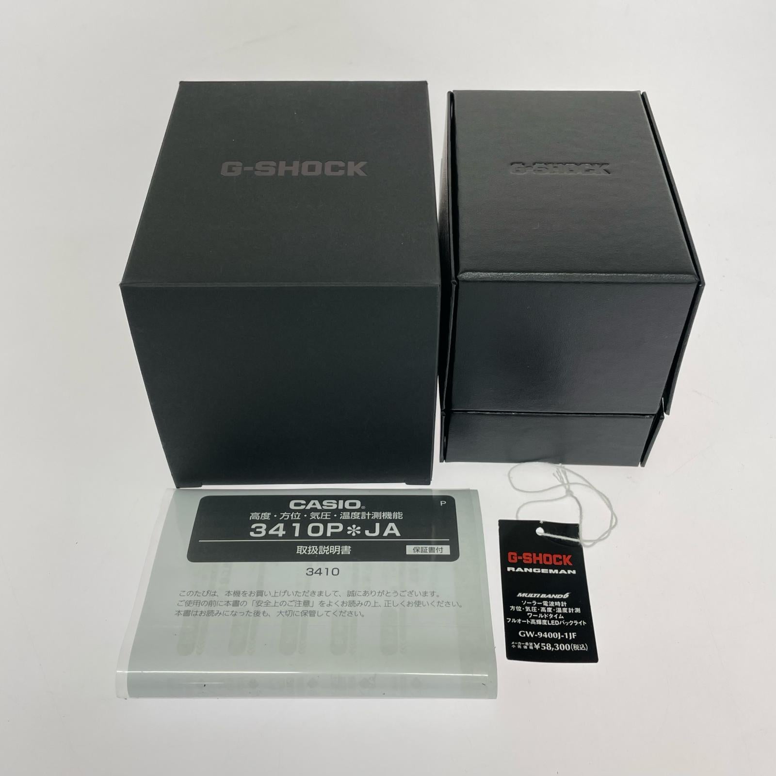 腕時計 G-SHOCK レンジマン GW-9400J-1JF 黒赤