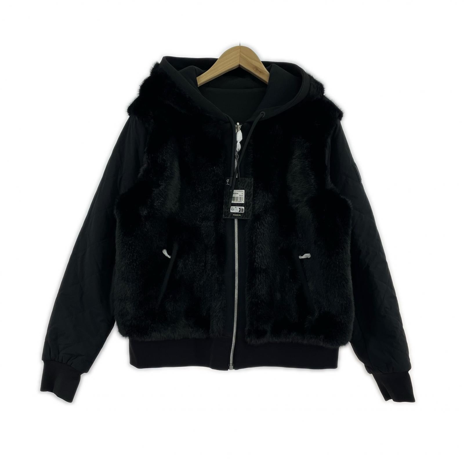 ジャケット MACKAGE GWENDAL ファー切替ジャケット M ブラック M ブラック