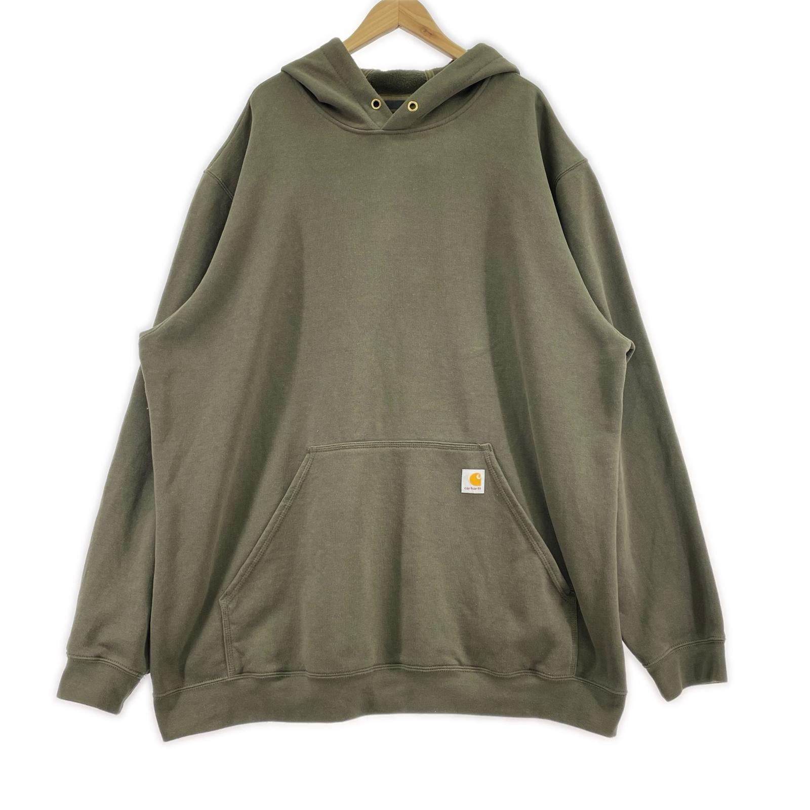 パーカー LOOSE FIT HOODED PULLOVER 緑 (3XL)