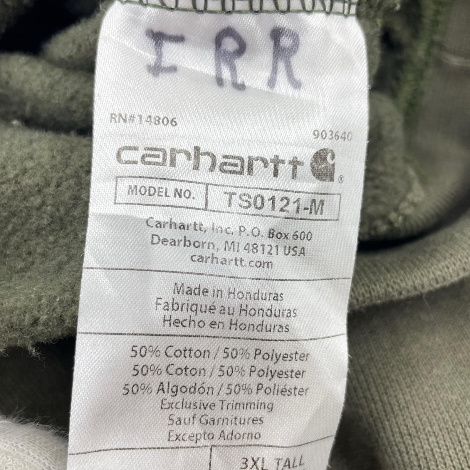 パーカー LOOSE FIT HOODED PULLOVER 緑 (3XL)