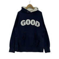 パーカー GOODENOUGH 初期 95年製 ビッグE POパーカー ネイビー ネイビー
