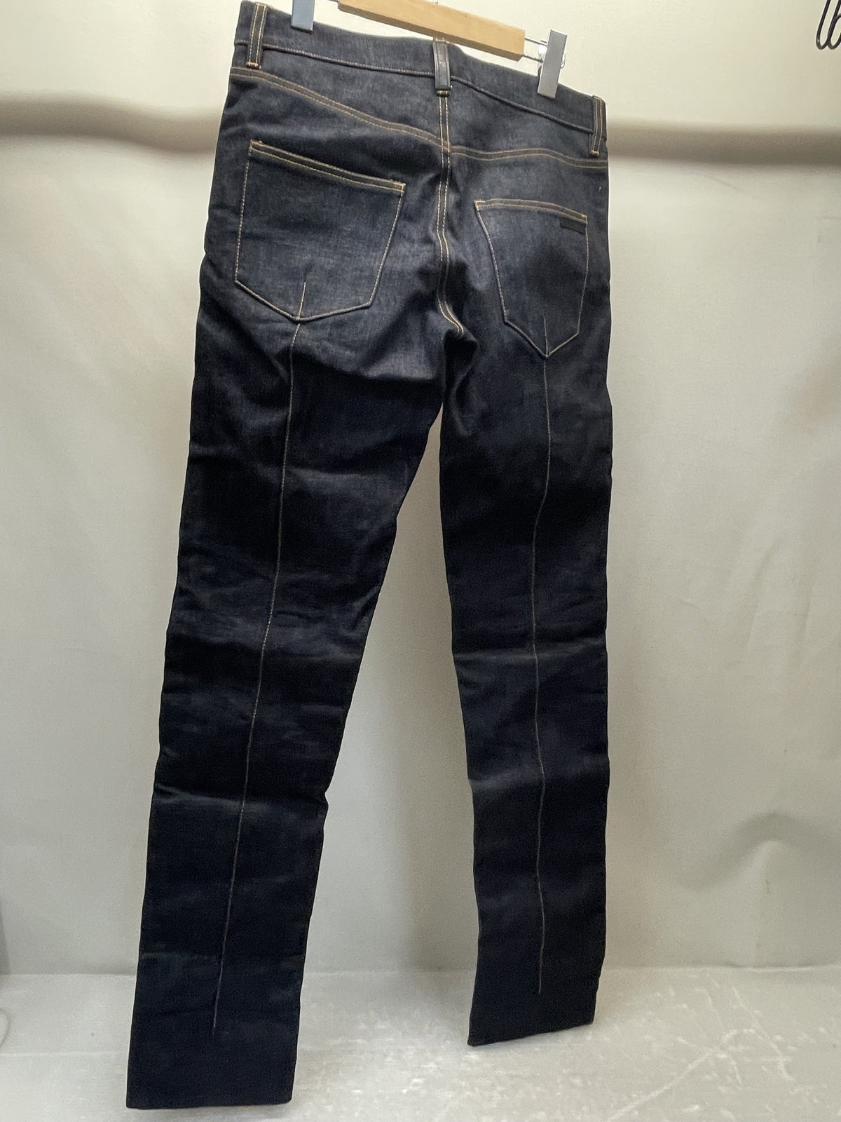 PRADA 09SS ナイロンドッキングデニムパンツ 30