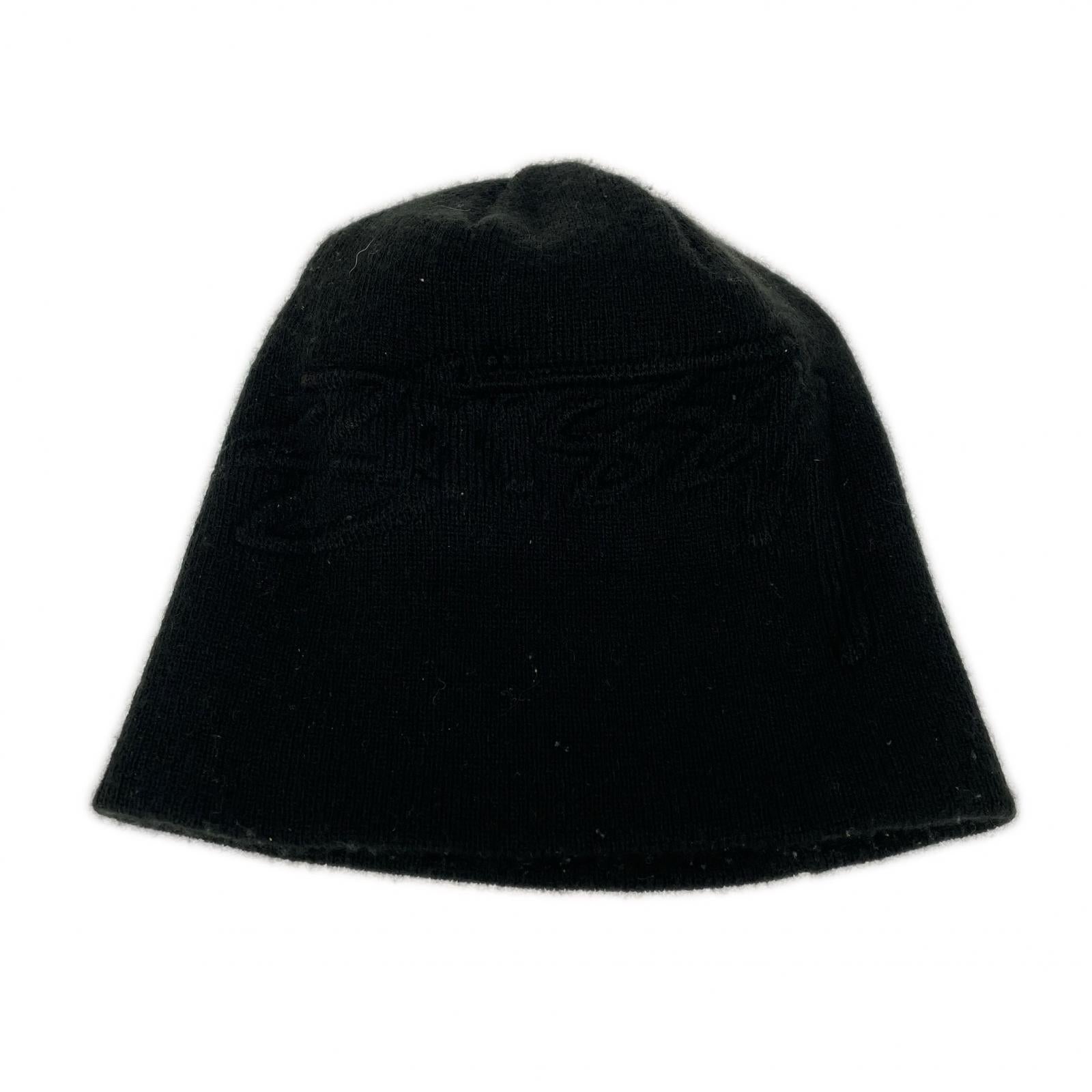 ニットキャップ Embossed Smooth Stock Skullcap Beanie ブラック