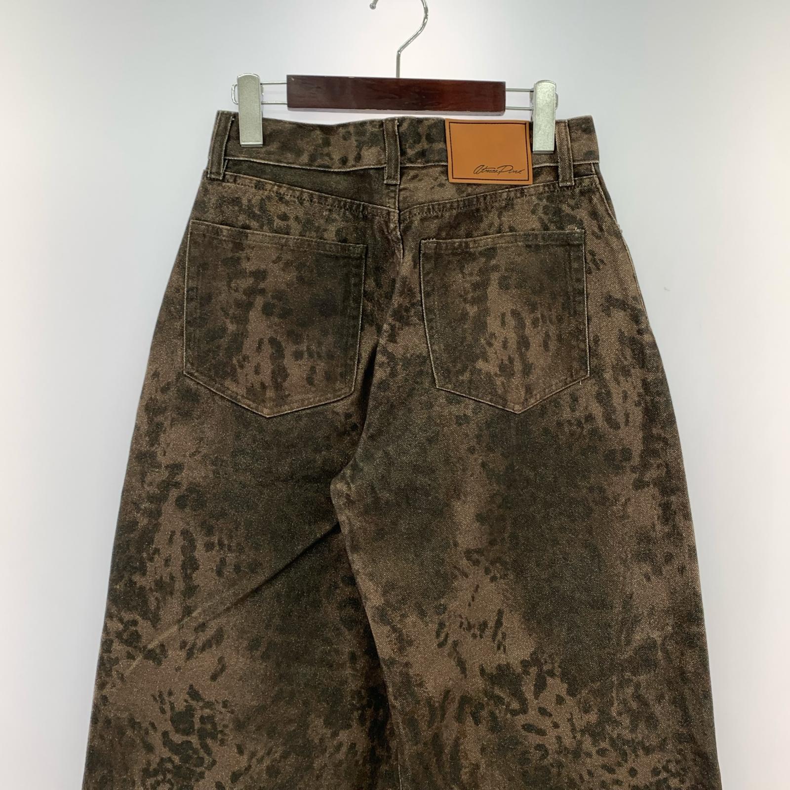 パンツ pink Leopard All-Over Pants M BRW M ブラウン