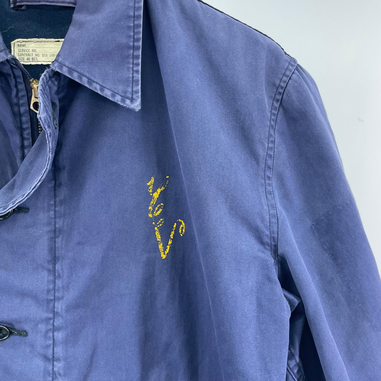 ジャケット 60s U.S.NAVY UTILITY JACKET (40) 40 ネイビー