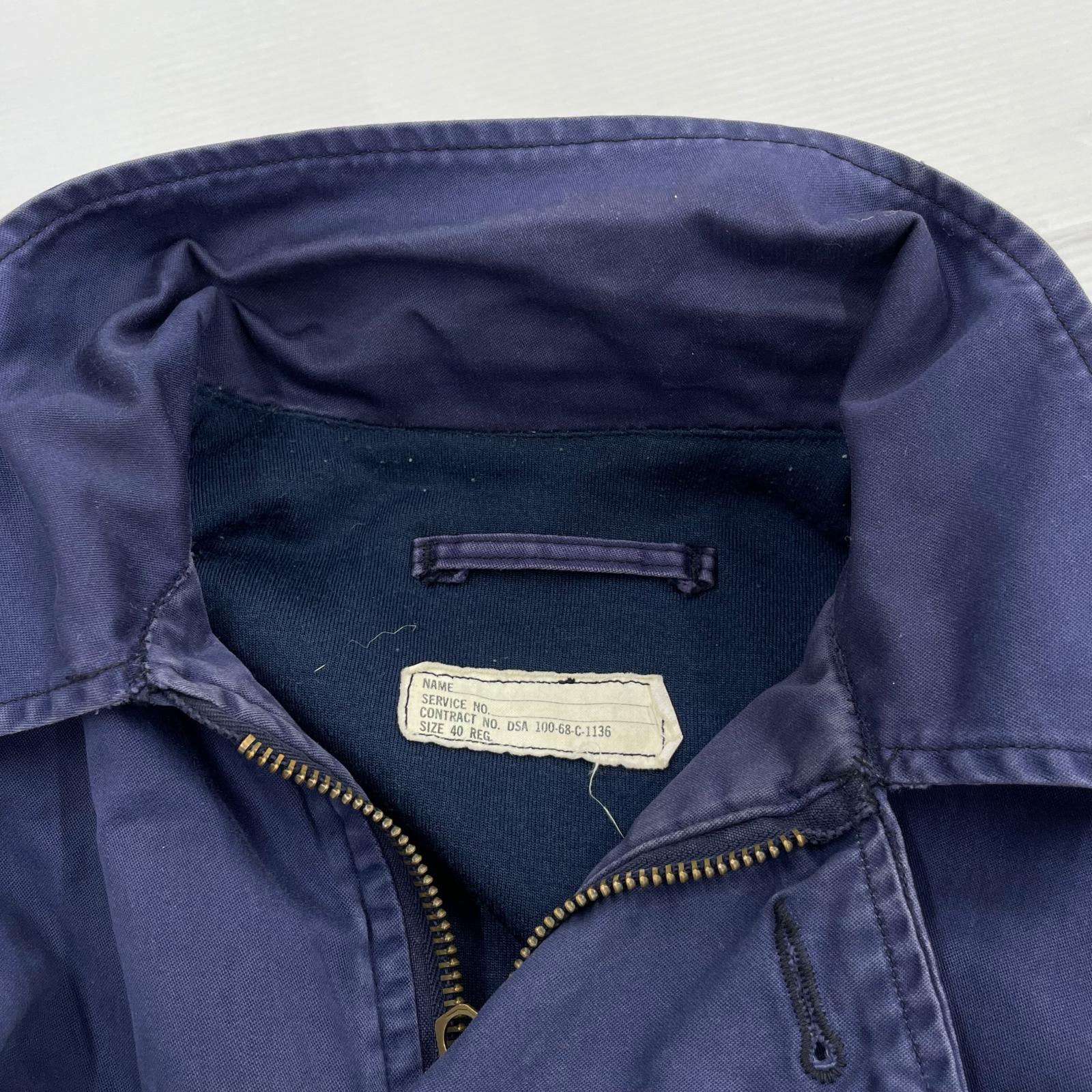 ジャケット 60s U.S.NAVY UTILITY JACKET (40) 40 ネイビー
